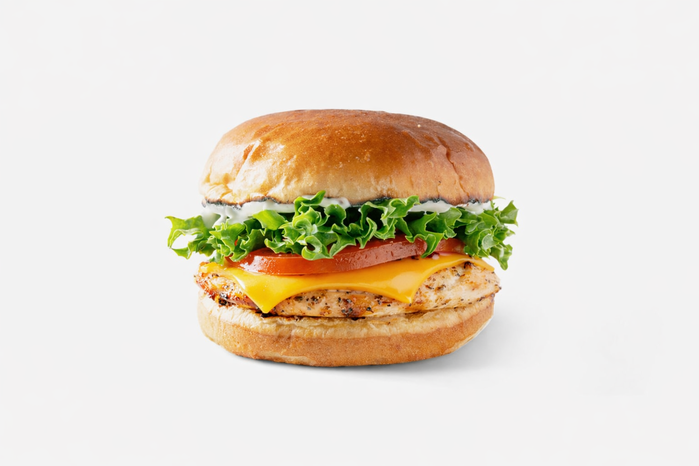 برجر دجاج مشوي