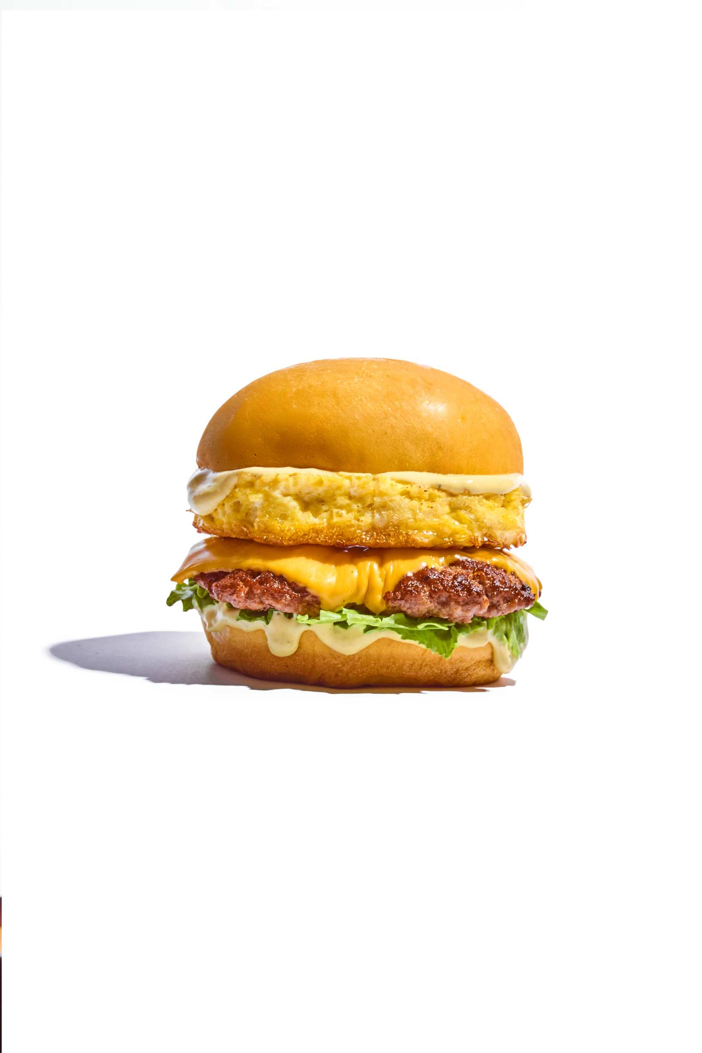 Beef Omelette Burger