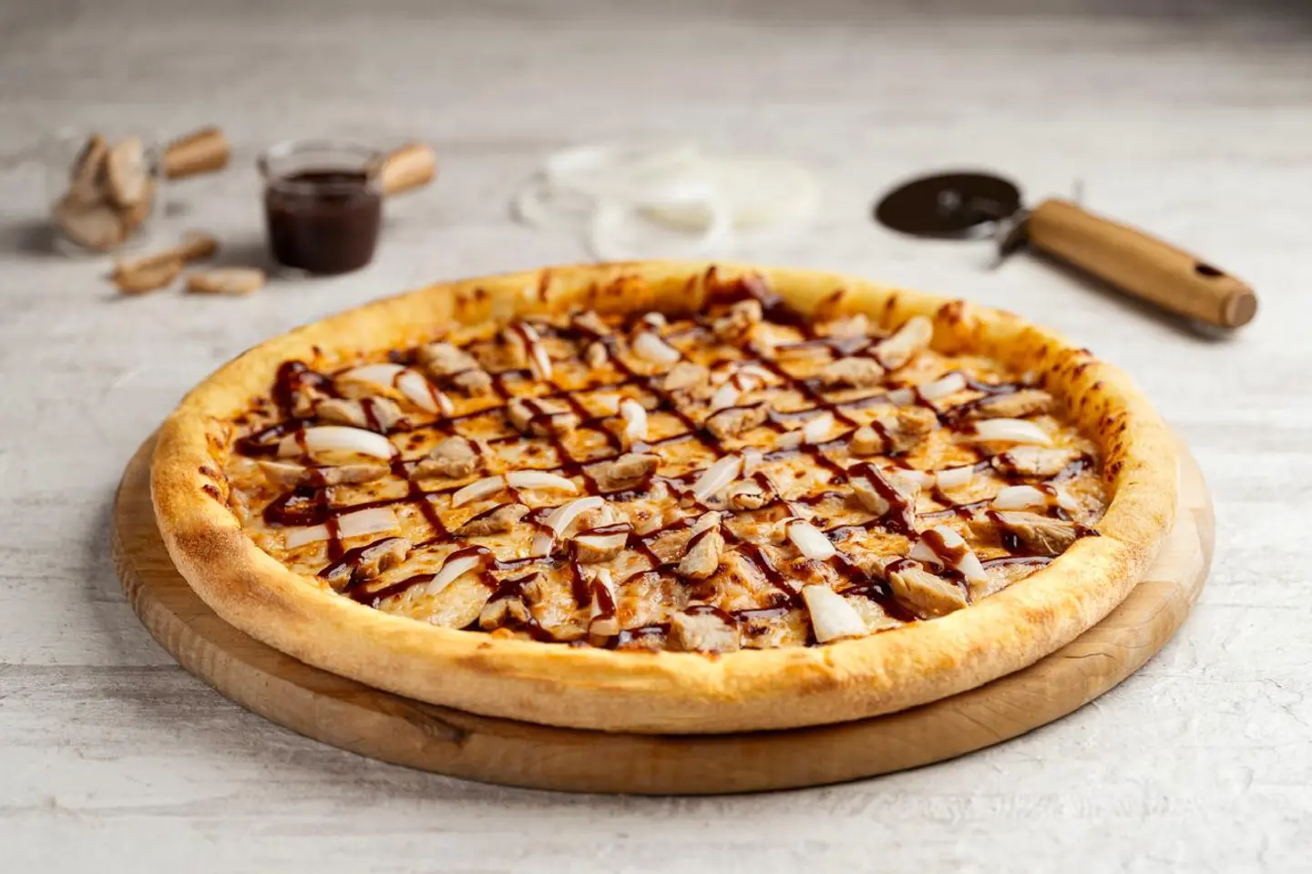 باربيكيو سولو - بيتزا وسط