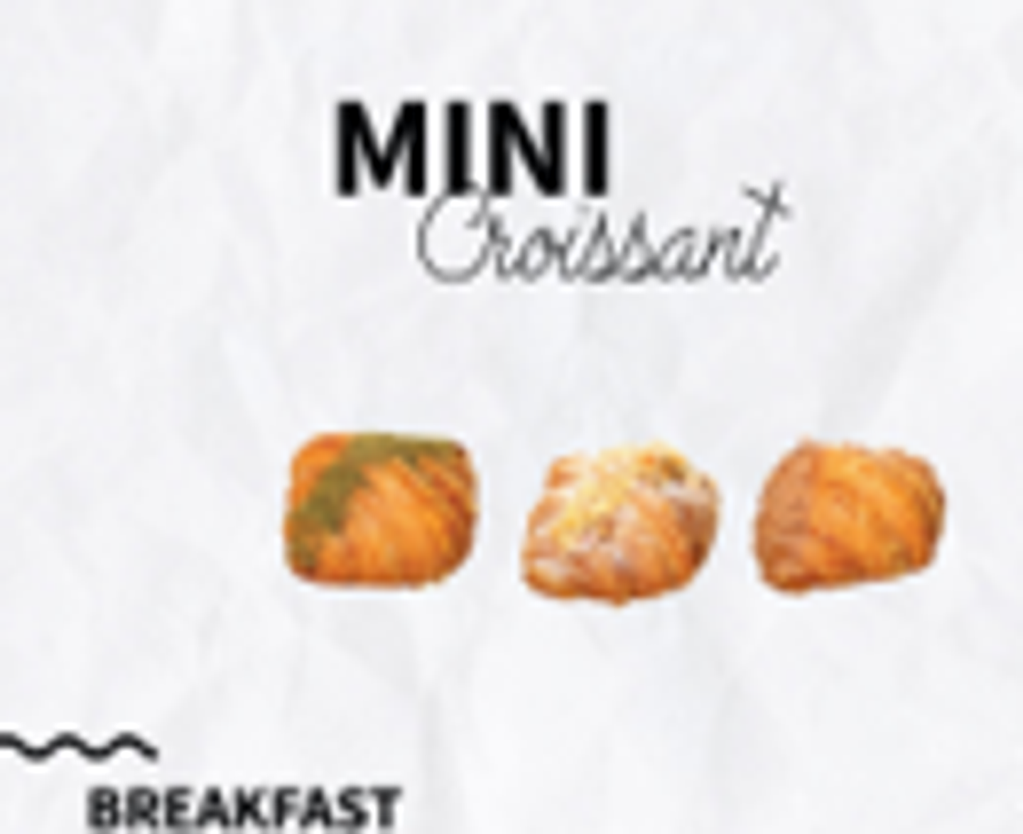Mini Croissant Box 3pcs