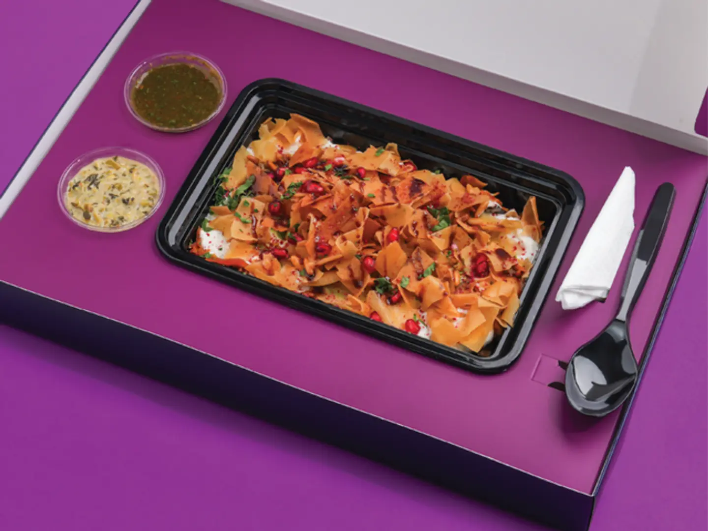 Eggplant Fatteh