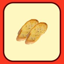 خبز بالثوم (قطعتين)