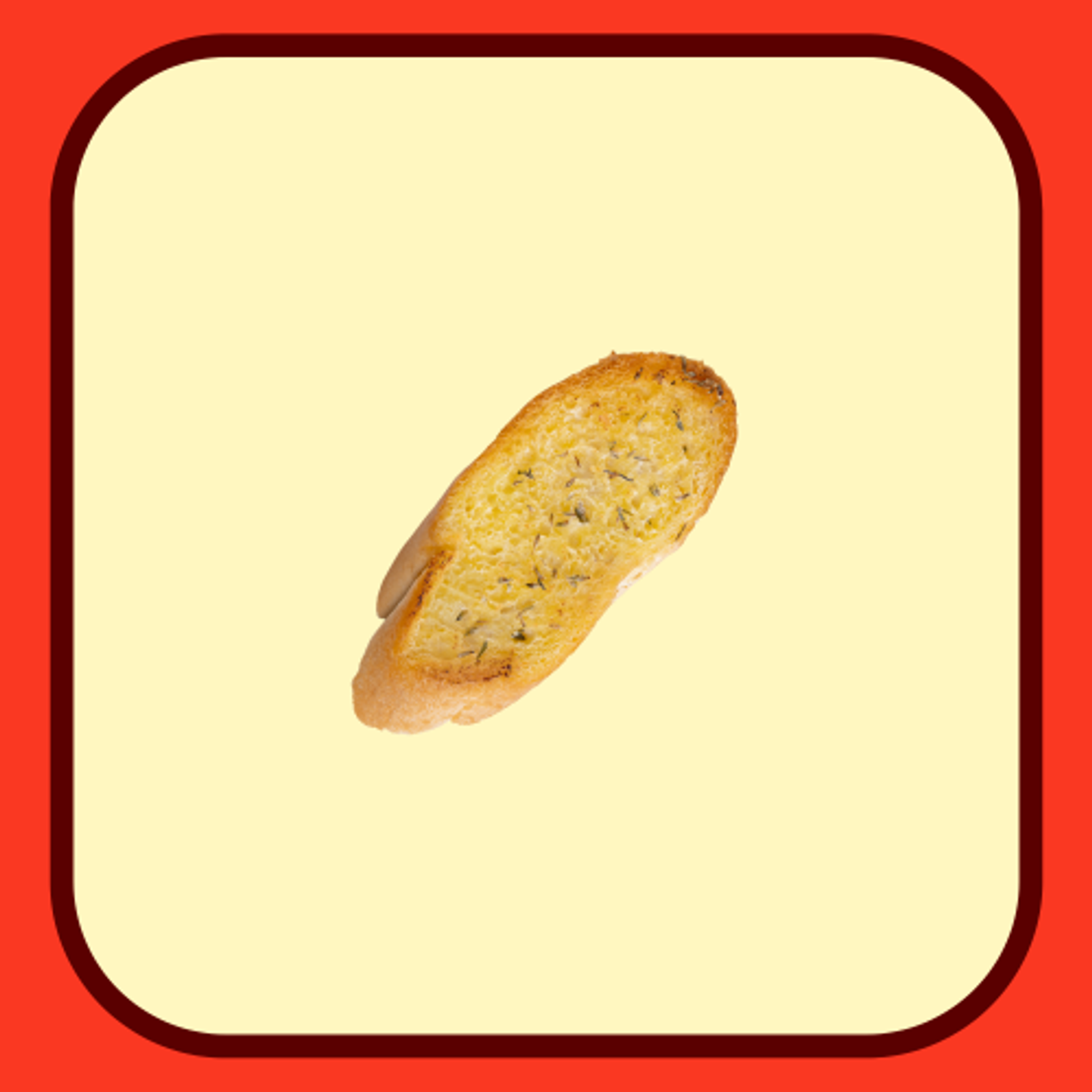 خبز بالثوم (قطعه)