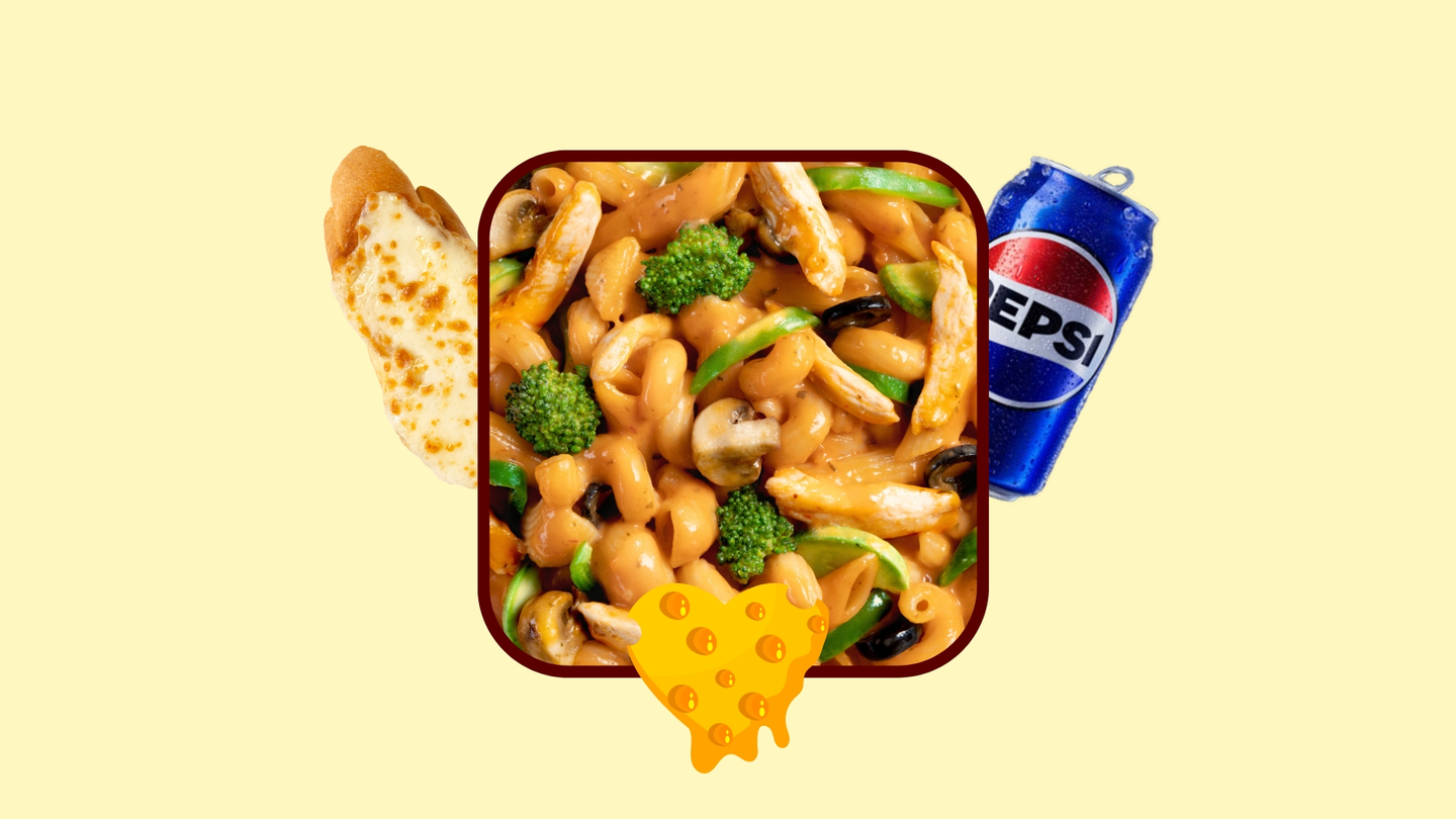Cheesy Chicken Pasta Combo