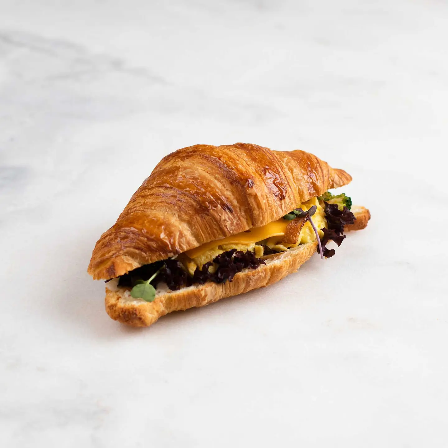 Egg Mushroom Croissant