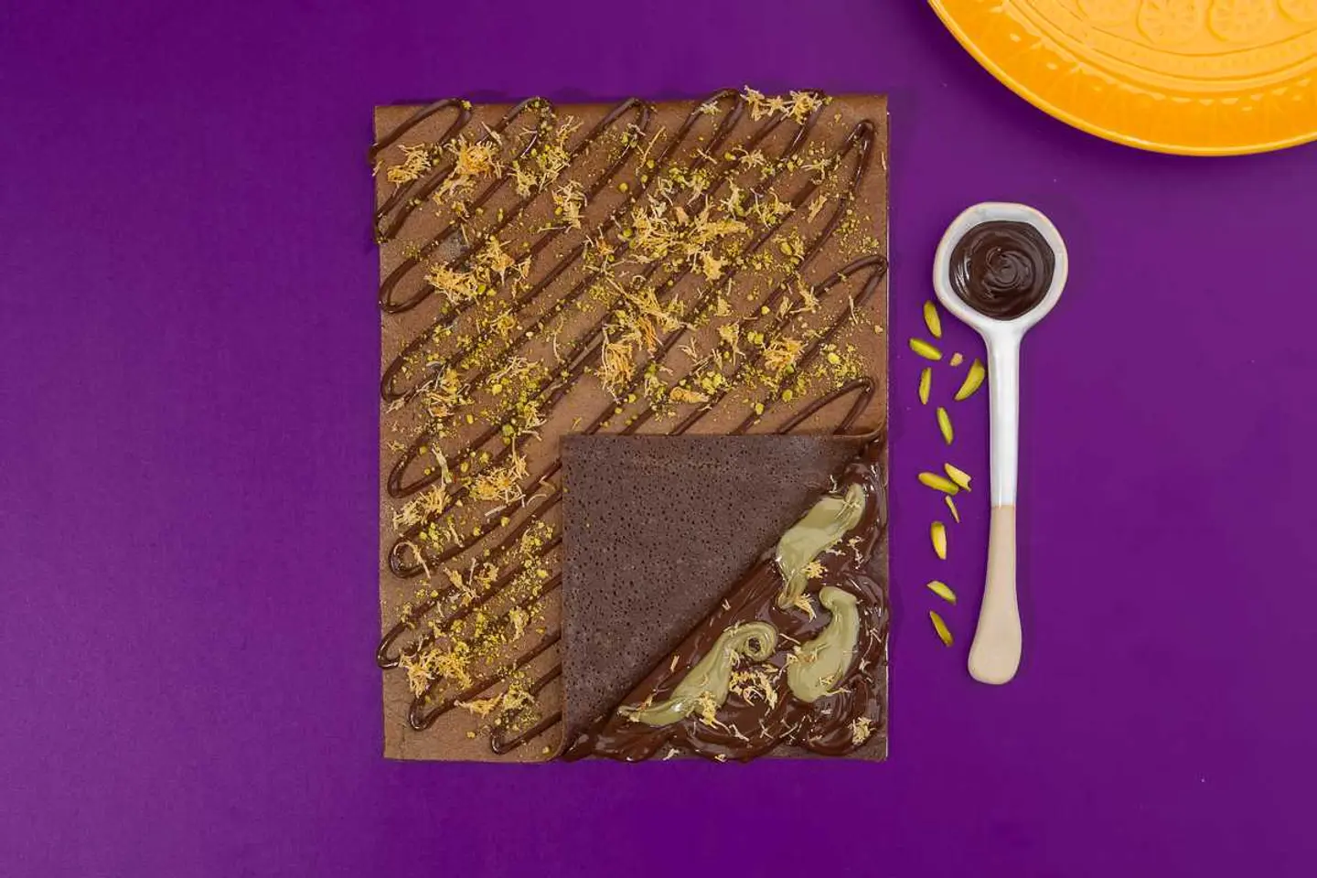 Dubai Chocolate Crepe