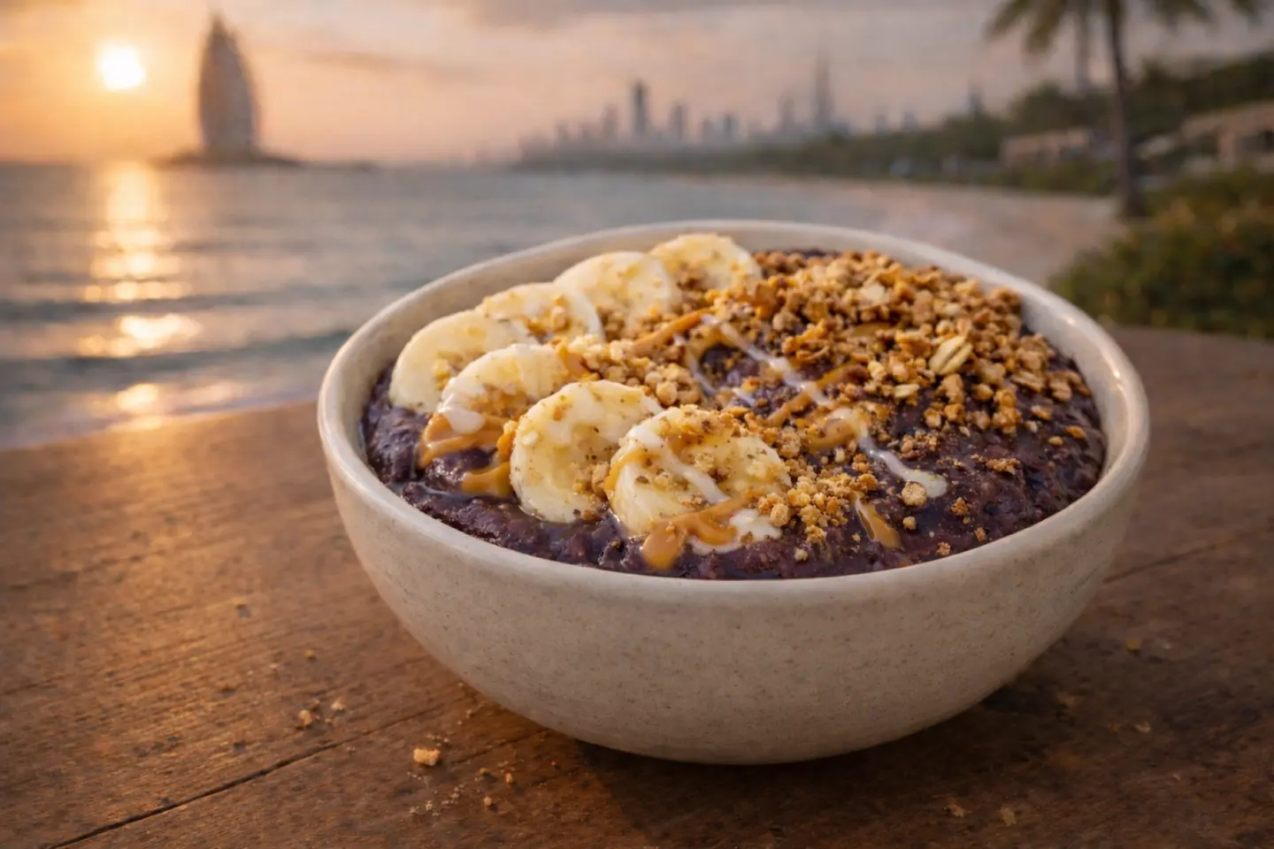 وعاء آساي بزبدة الفول السوداني