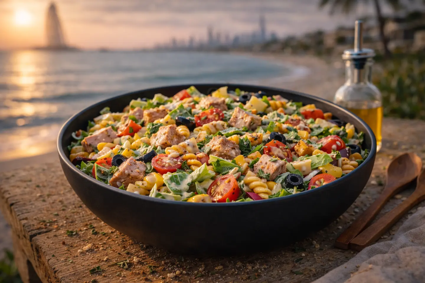 سلطة تونة رينبو