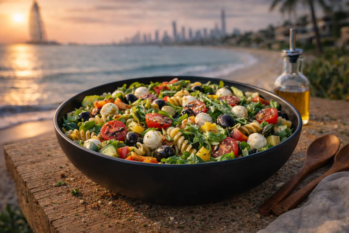 سلطة فوسيلي كابريزي (نباتي)