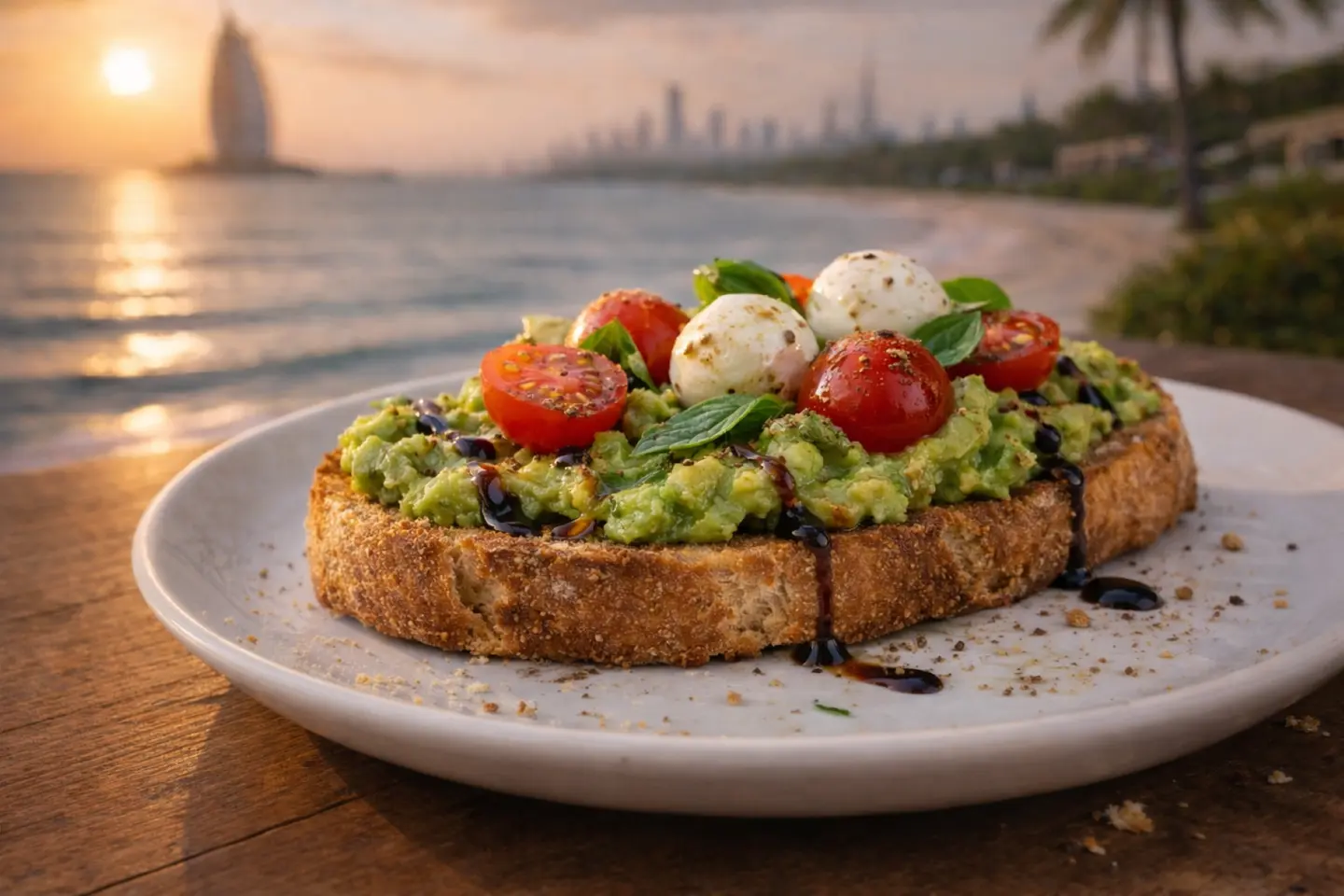 توست كابريزي بالأفوكادو