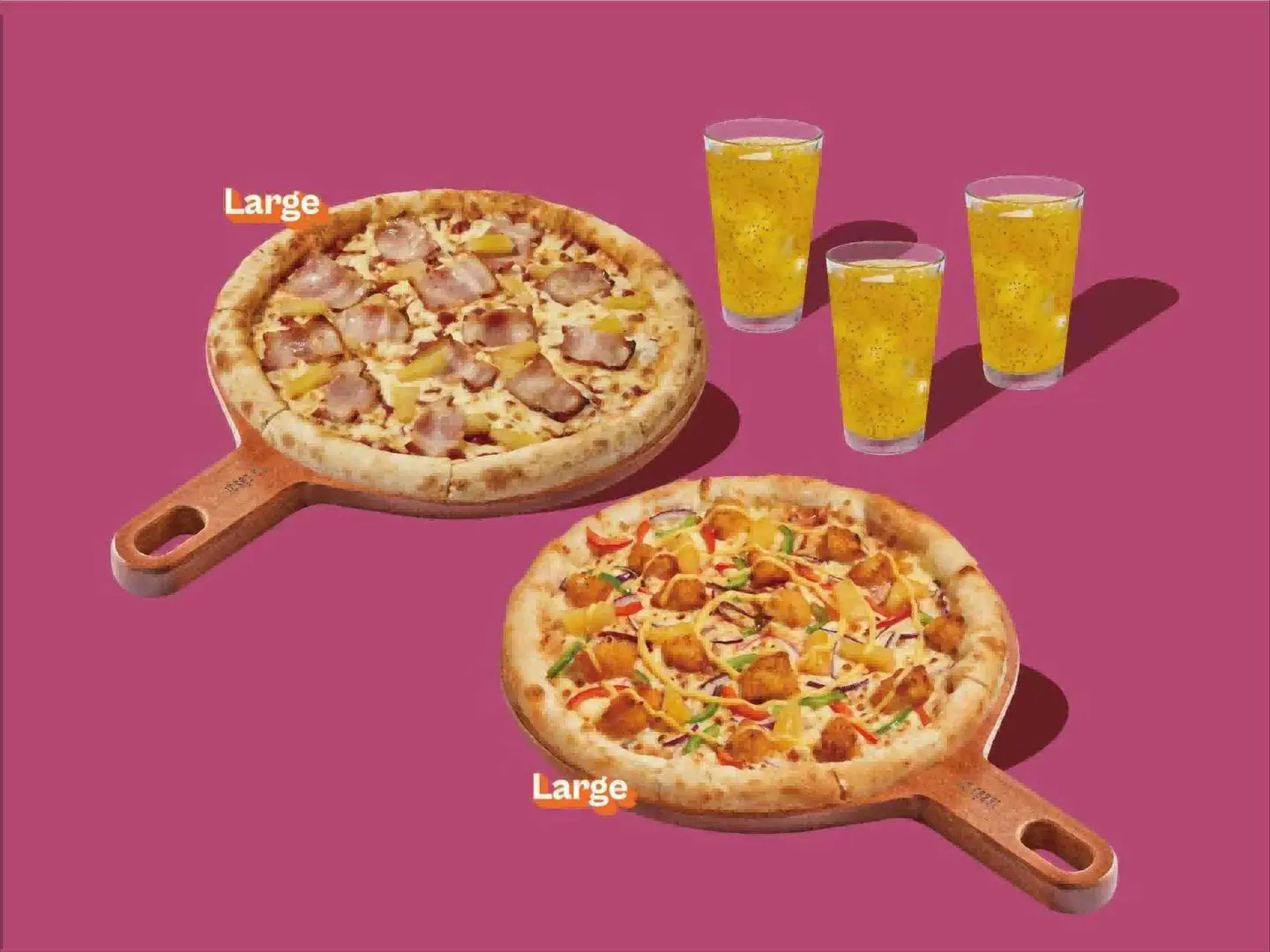 Double Large Pizza Combo