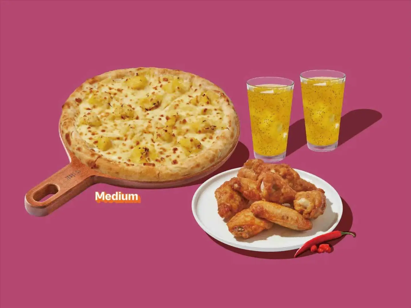 Durian Pizza Combo