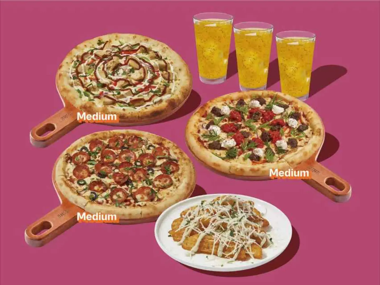 Medium Pizzas Combo