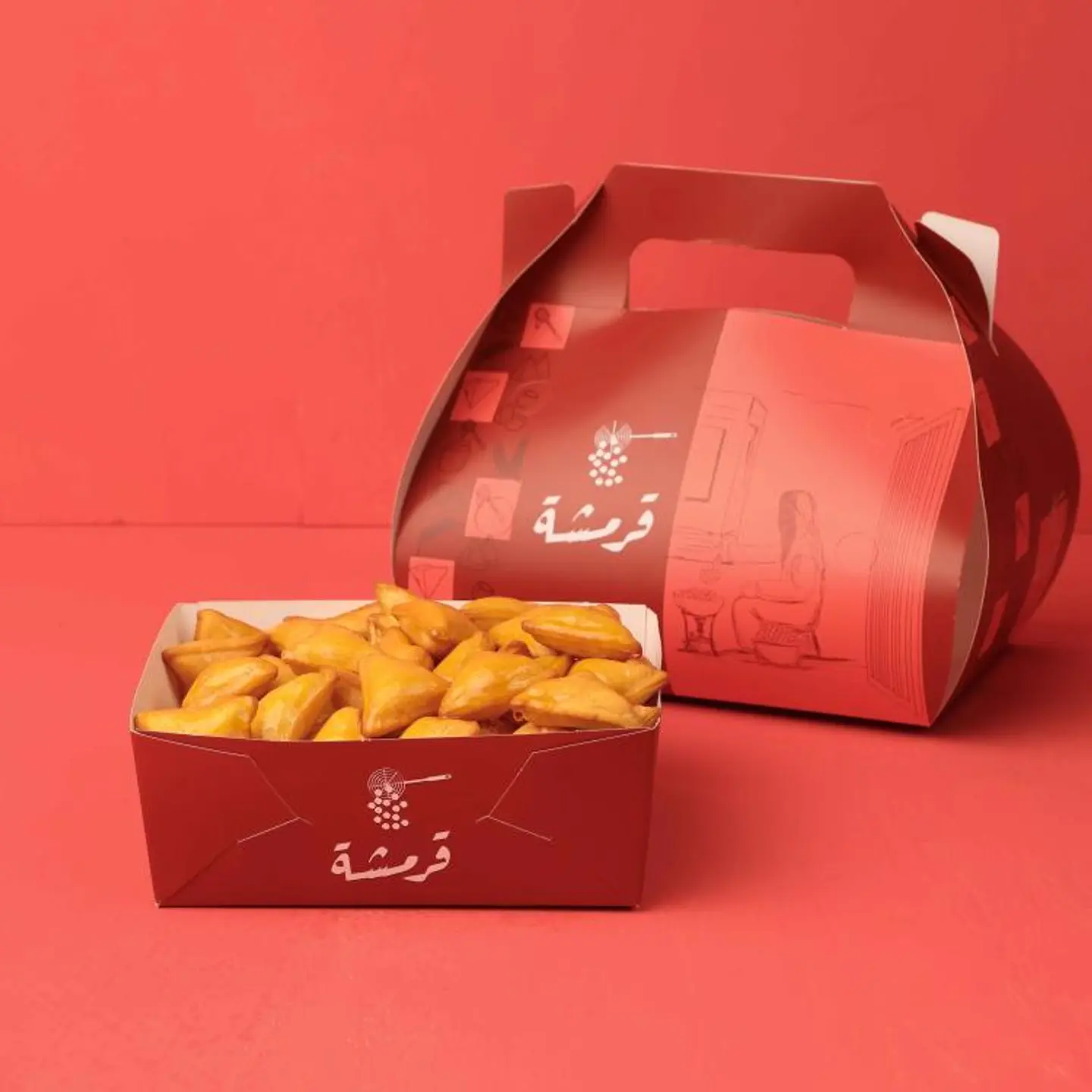 مثلثات الجبن بالعسل