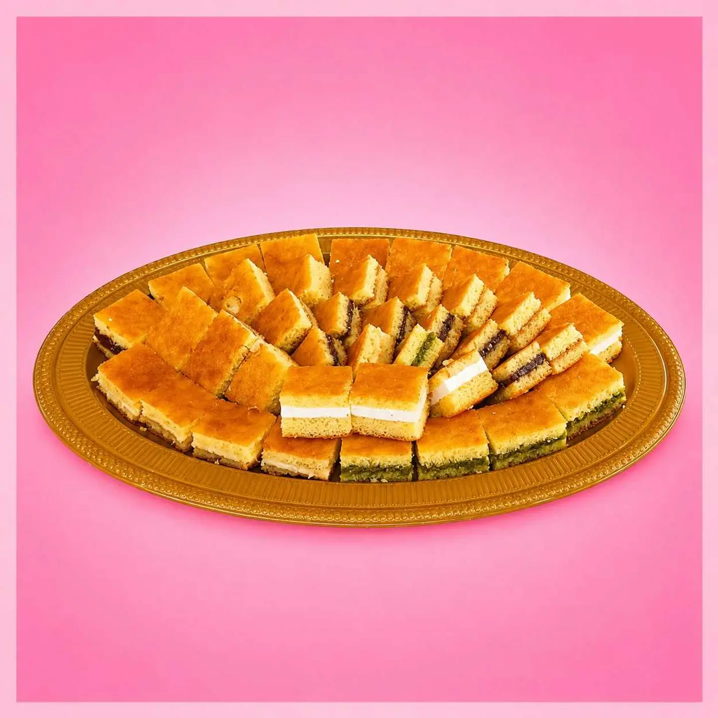 Mix Basbousa Plate