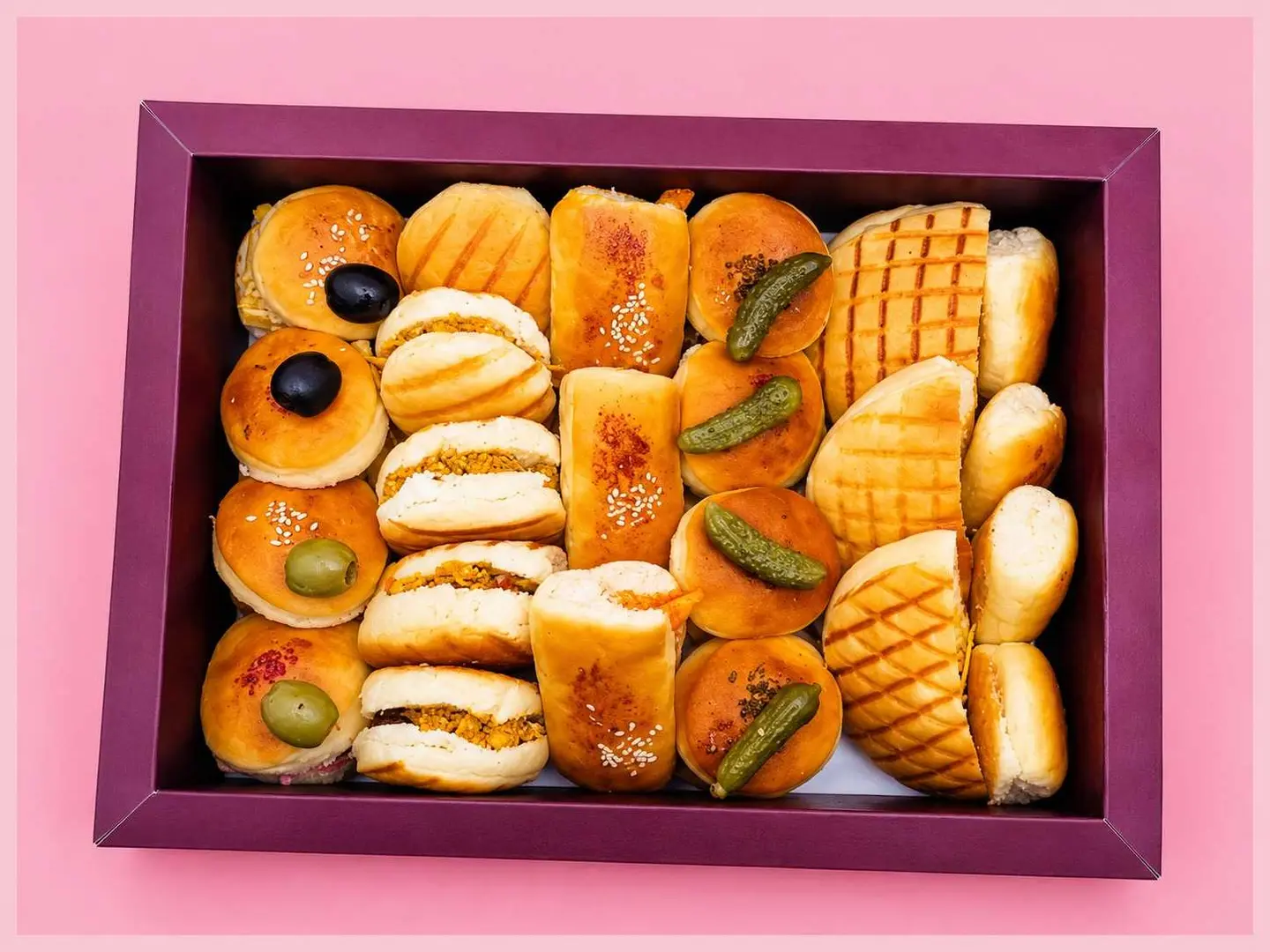 فطائر وسط
