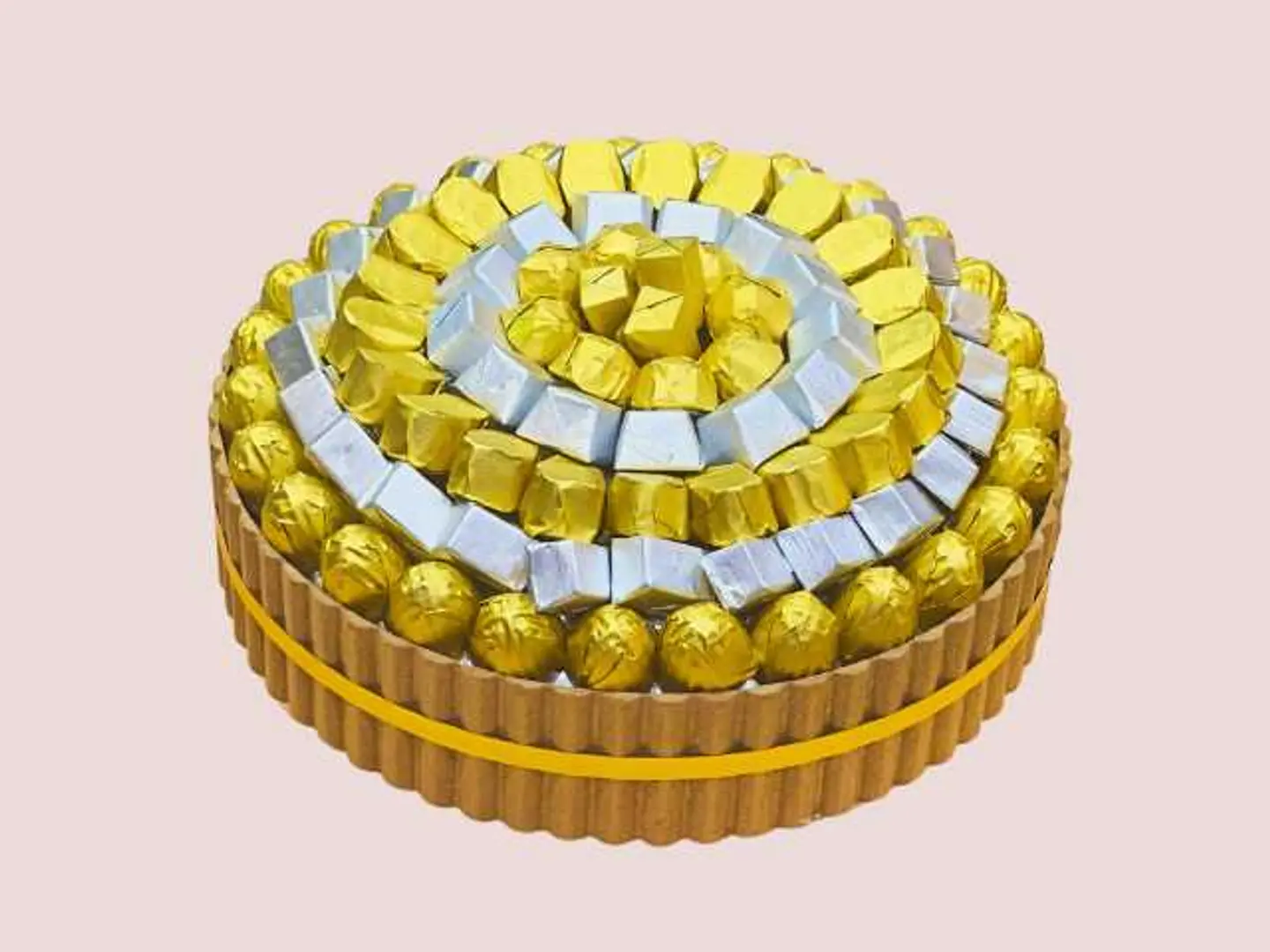 Large Round Wooden Tray