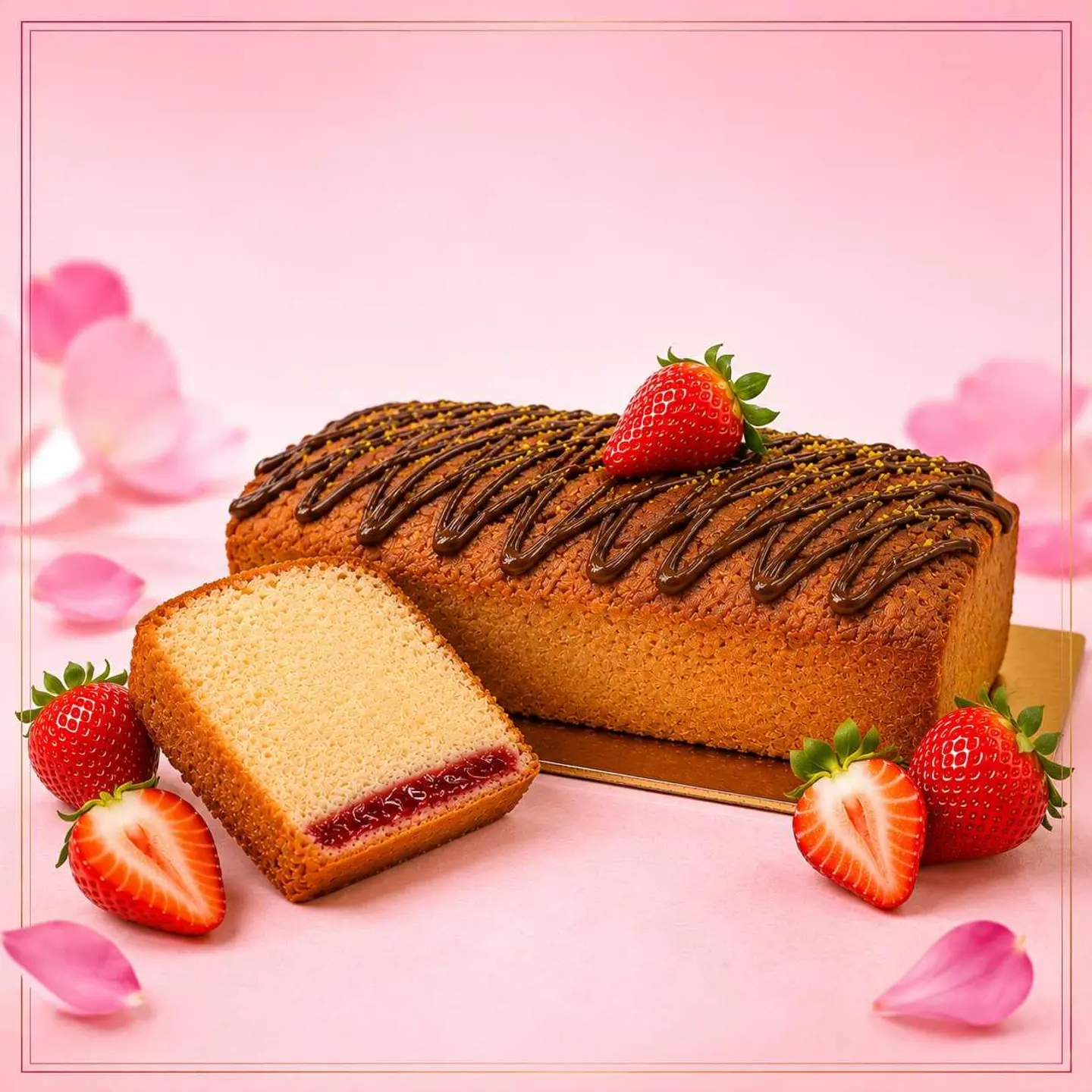 Strawberry Loaf Cake