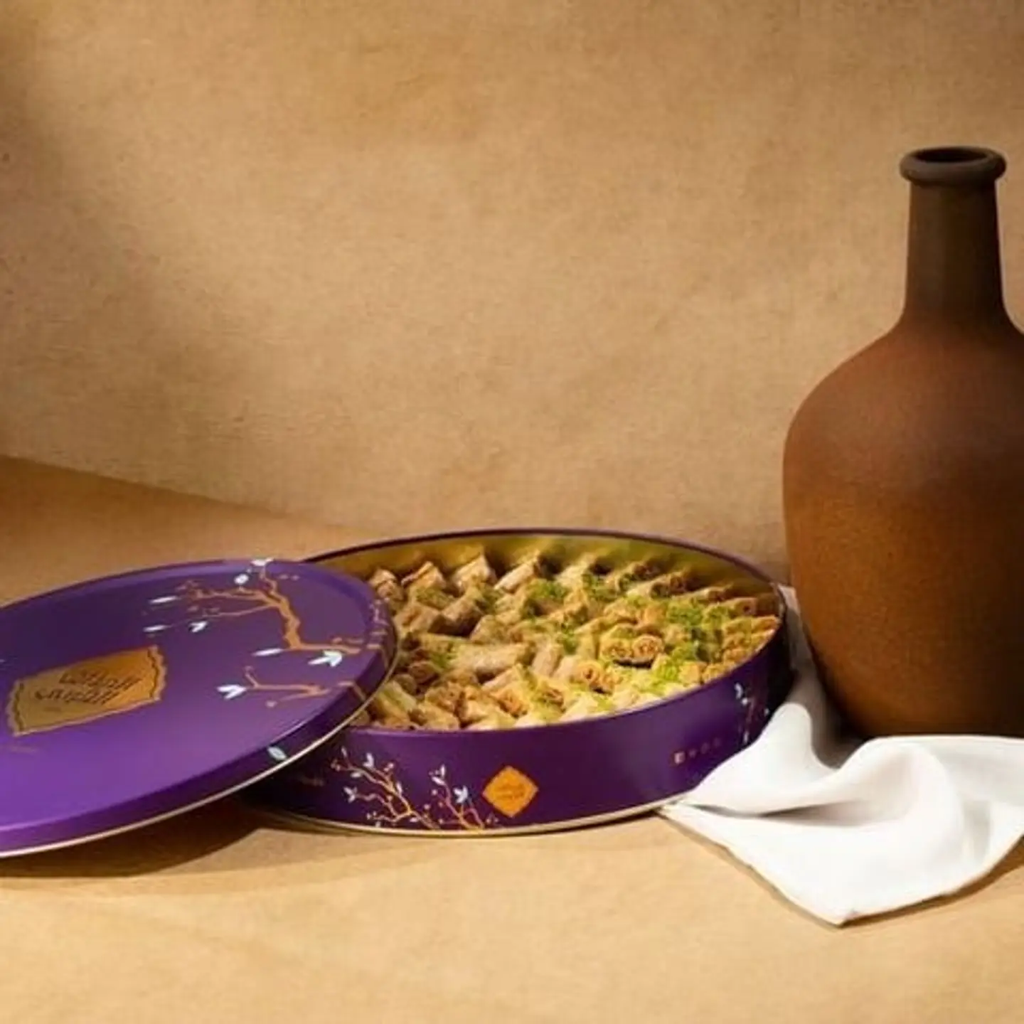 اصابع البقلاوة كبير من المذاق العربي