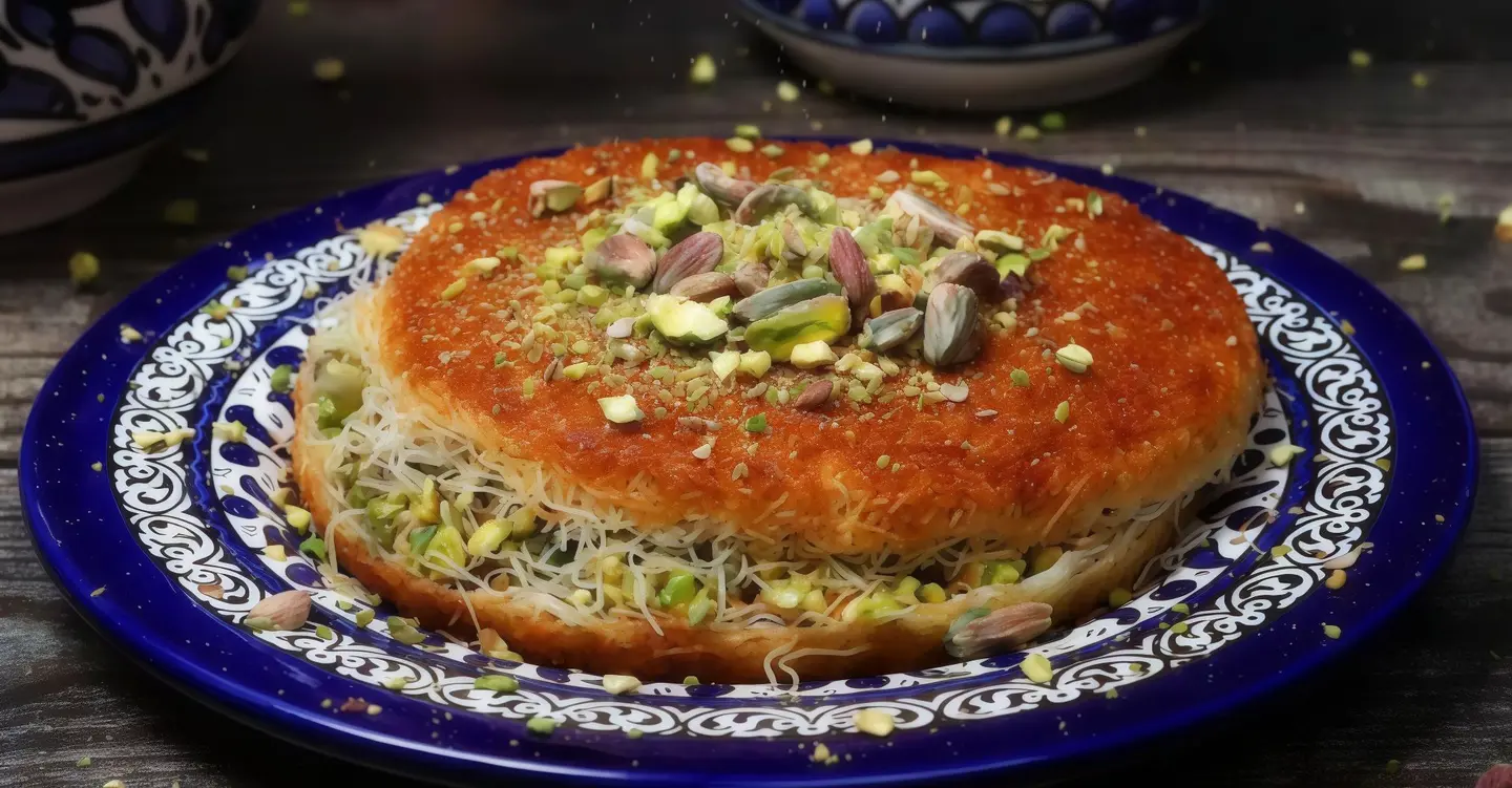 كنافة مكسرات