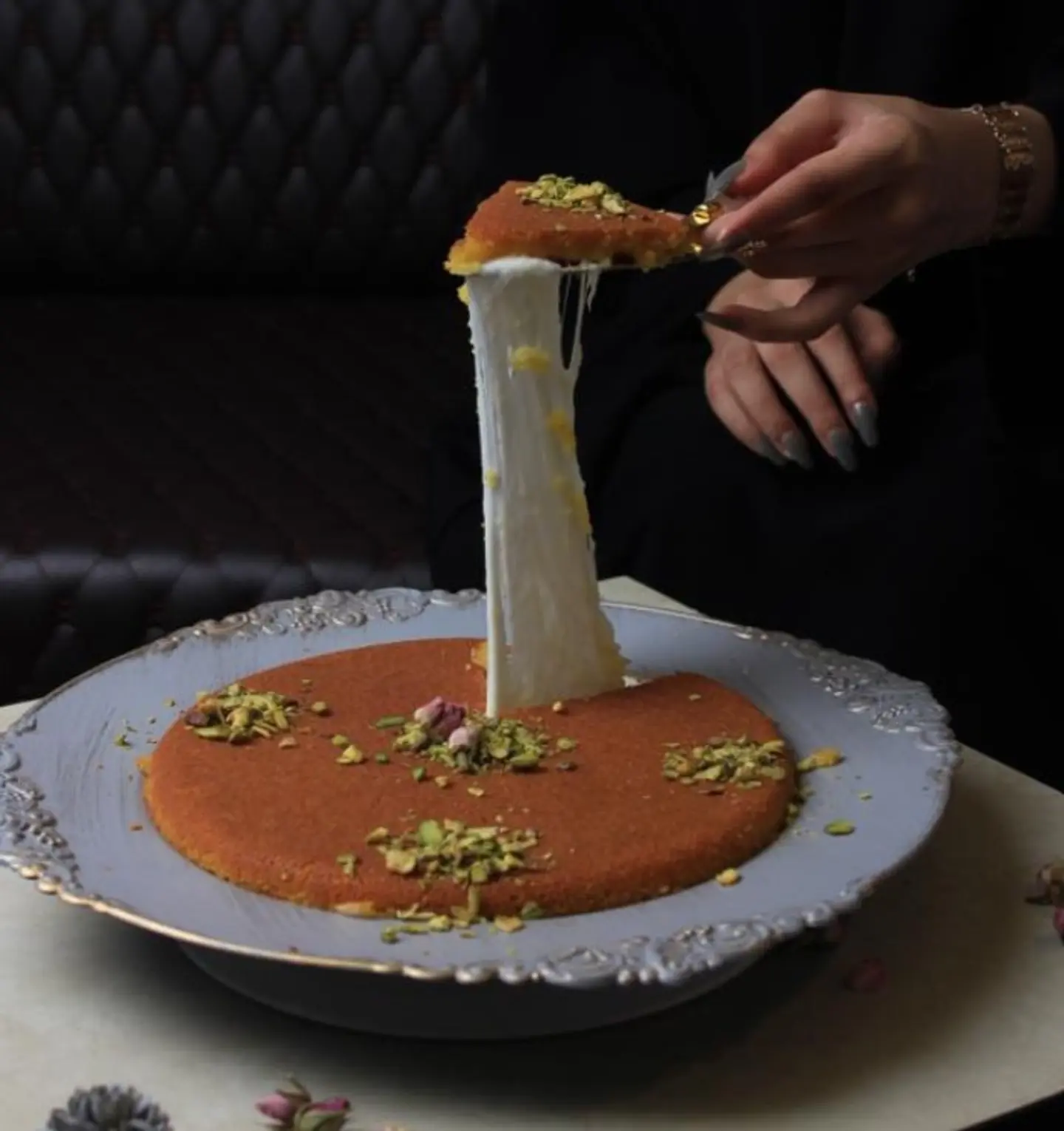 كنافة نابلسية بالجبنة