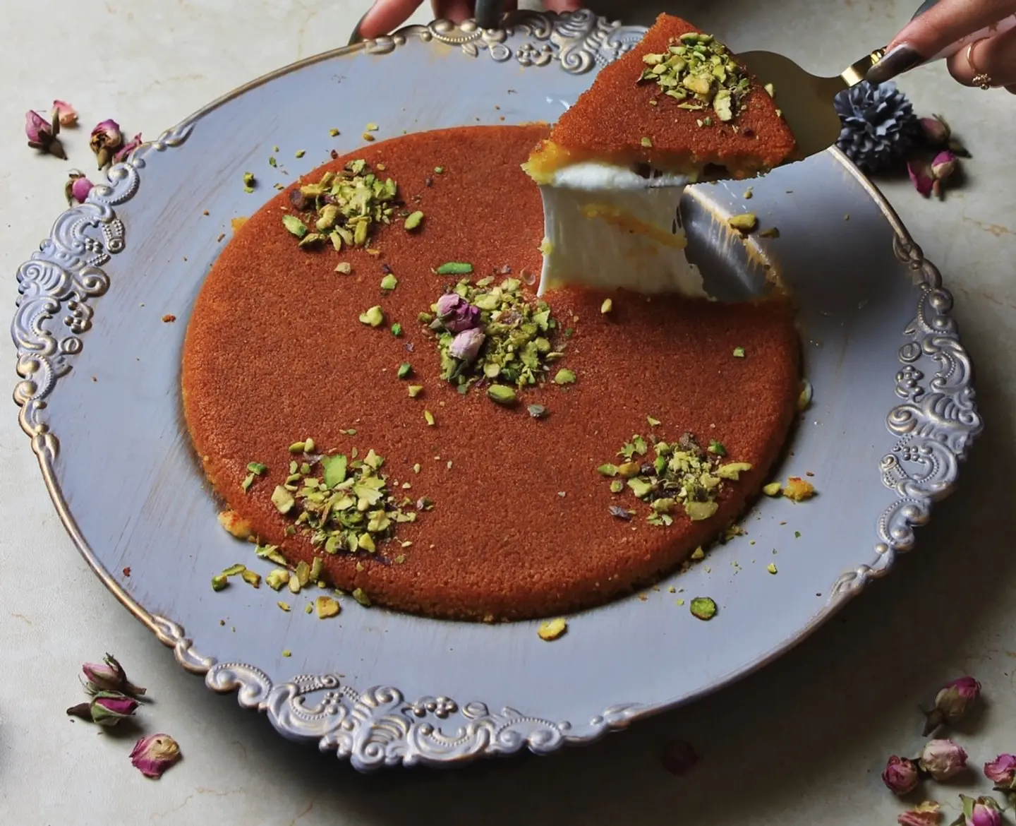 كنافة نابلسية بالجبنة