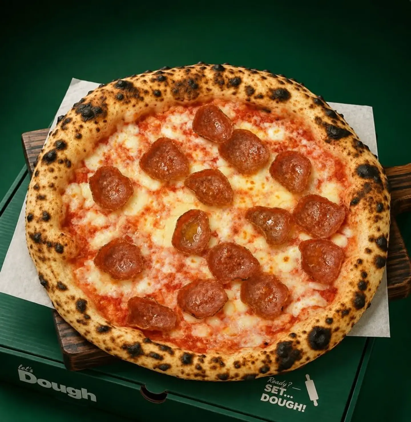 Neapolitan Pizza Hot Honey Pepperoni