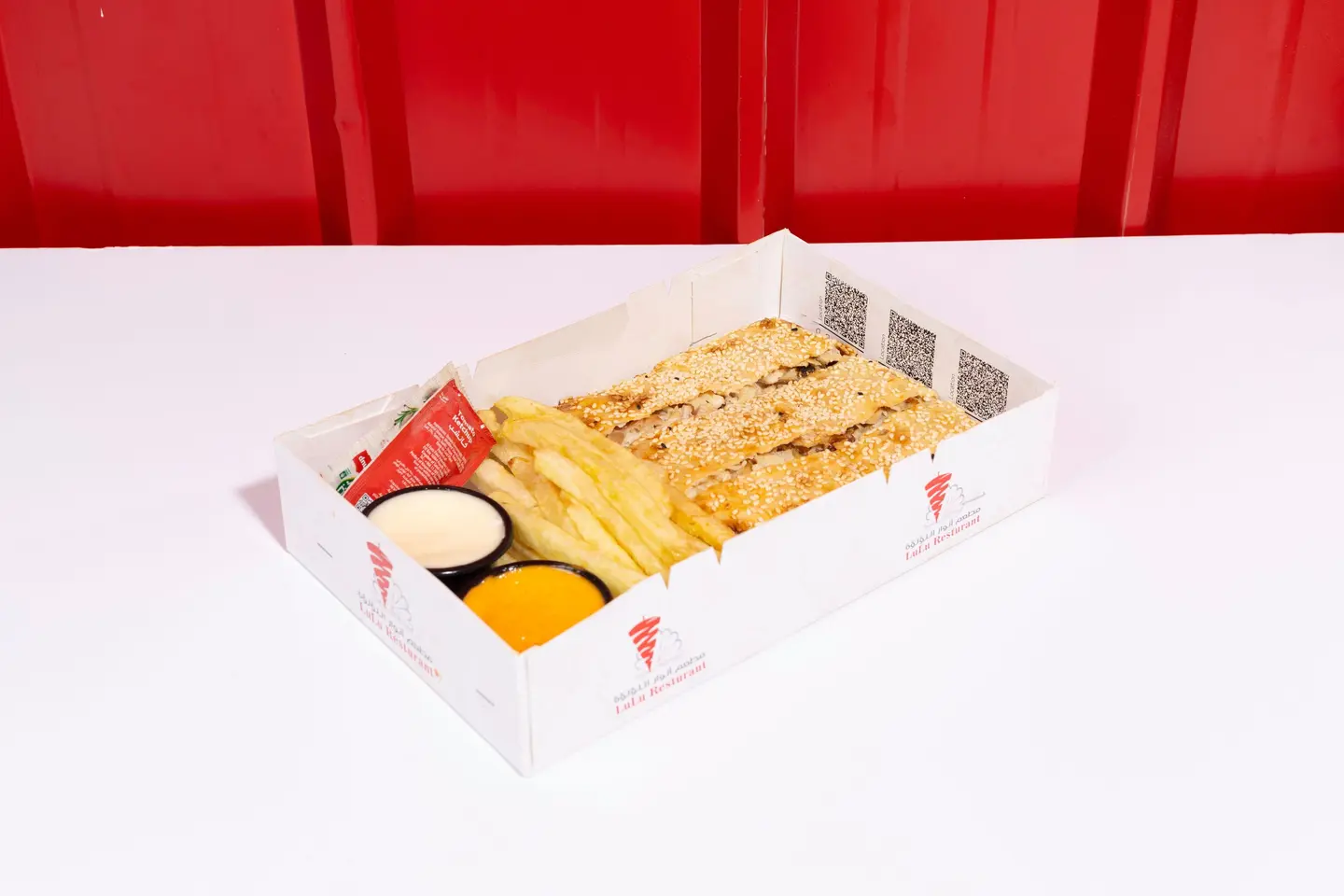 وجبة شاورما عربي