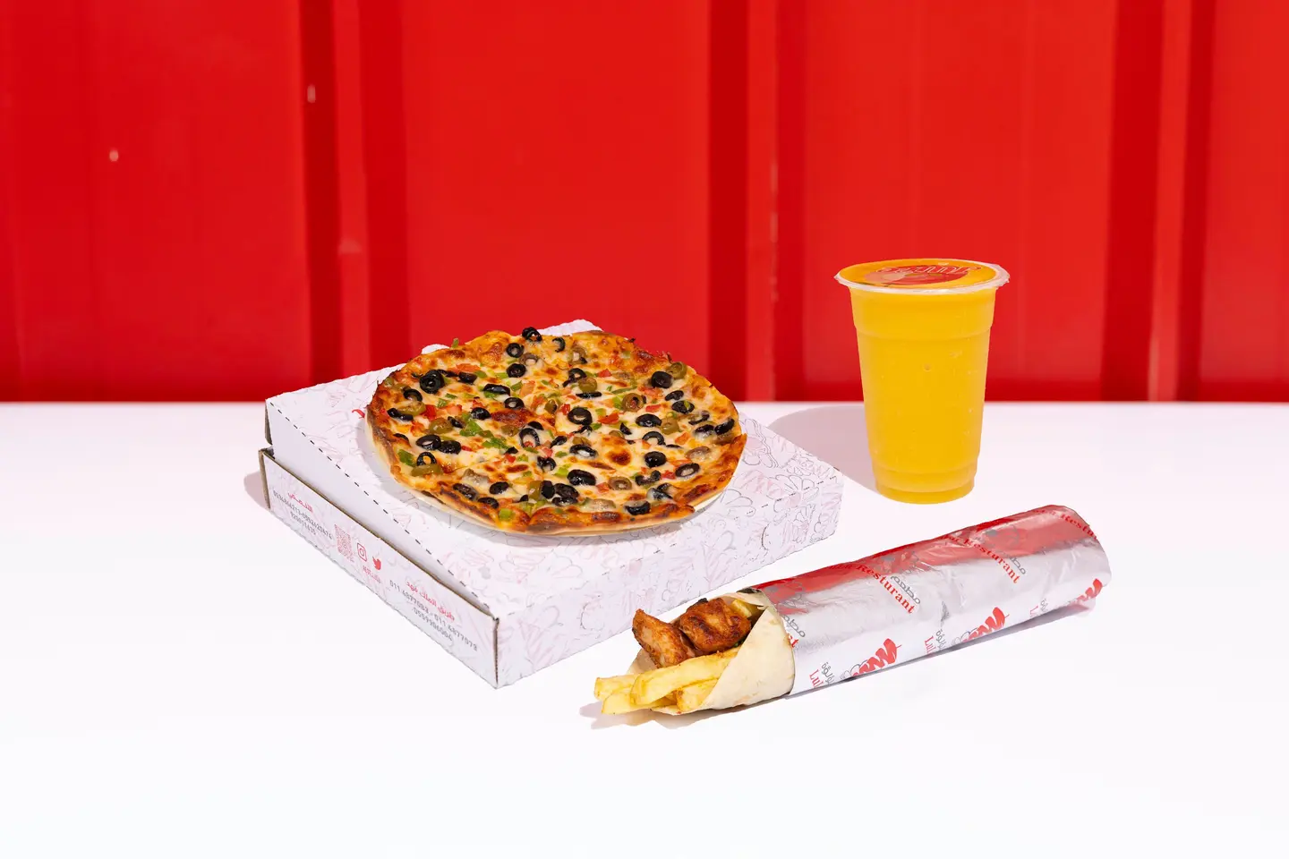 Pizza And Shish Combo