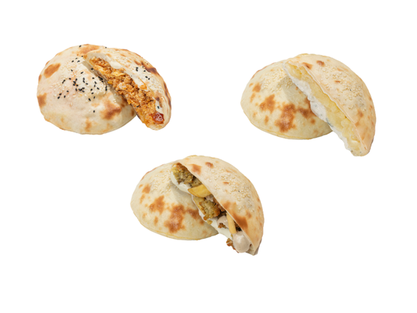 عرض ثلاثة مدورات حسب اختيارك