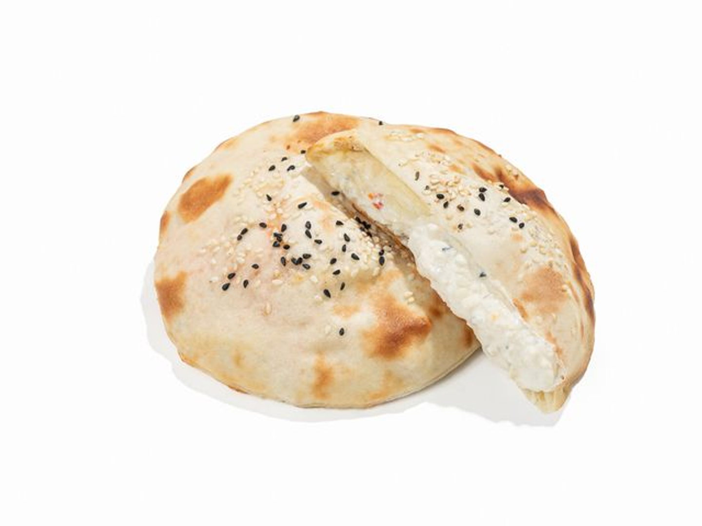 عرض مدورة بجبنة لقمة (ثلاثة حبات)