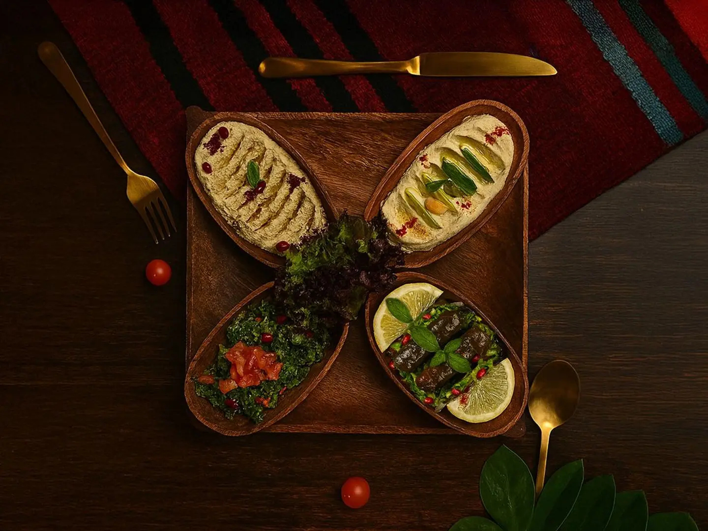 طبق مازة مشكلة