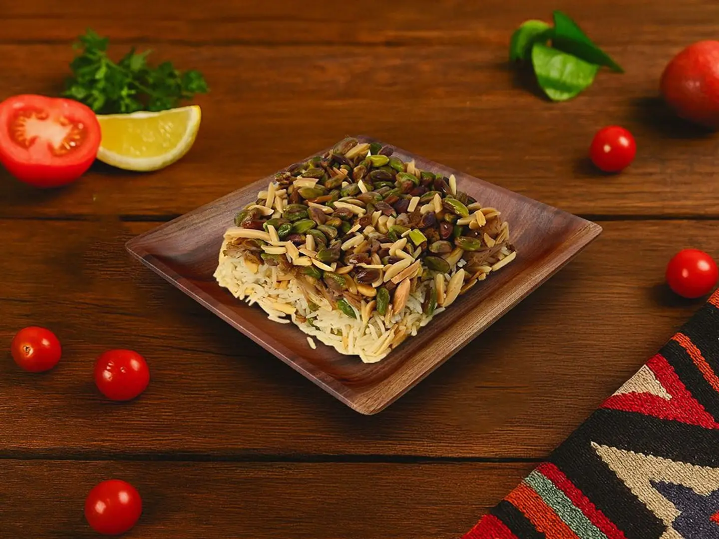 رز مع اللحمة