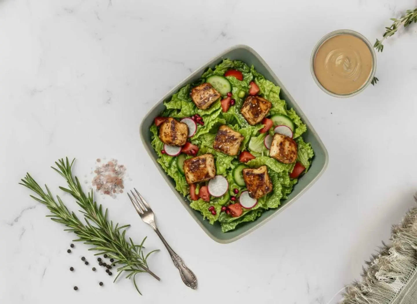 Fattoush Tawook Salad