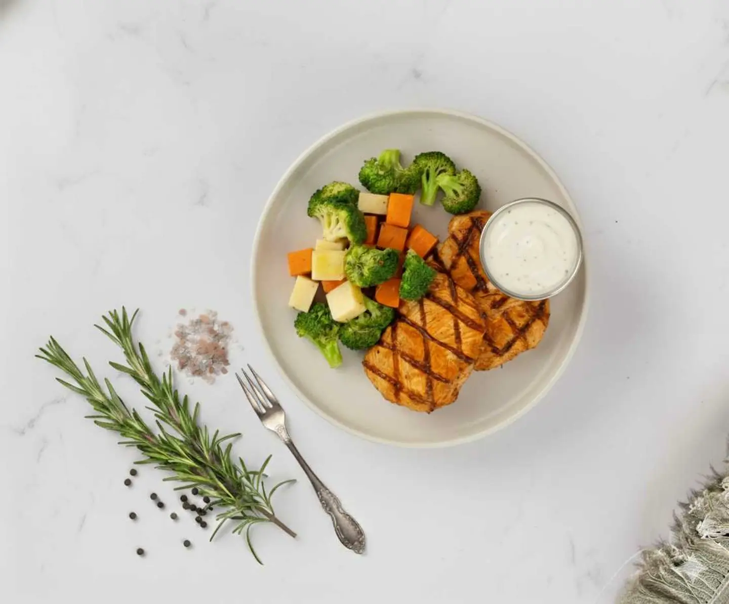 Light Grilled Chicken Platter