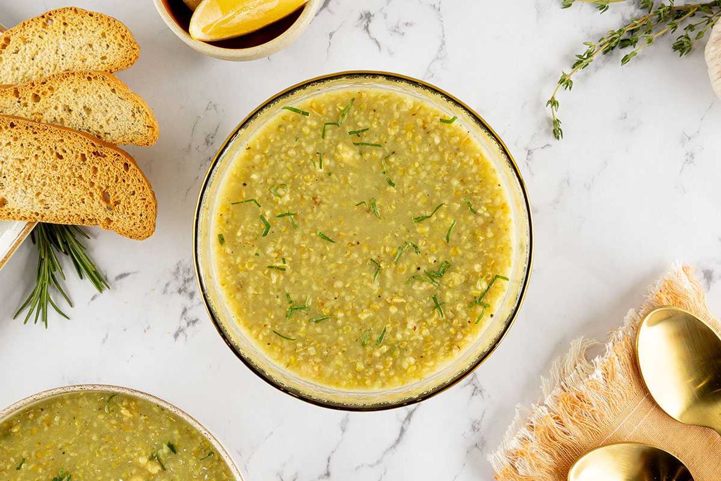 Freekeh & Chicken Soup
