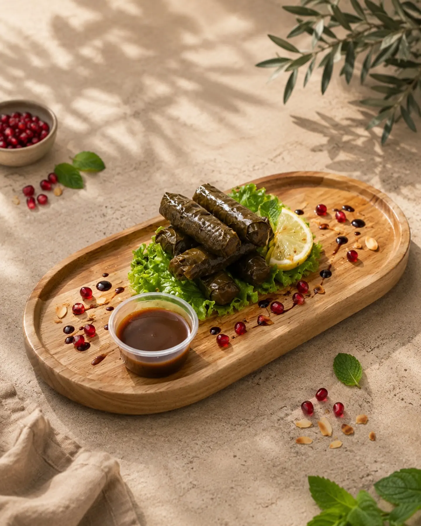 صحن ورق عنب