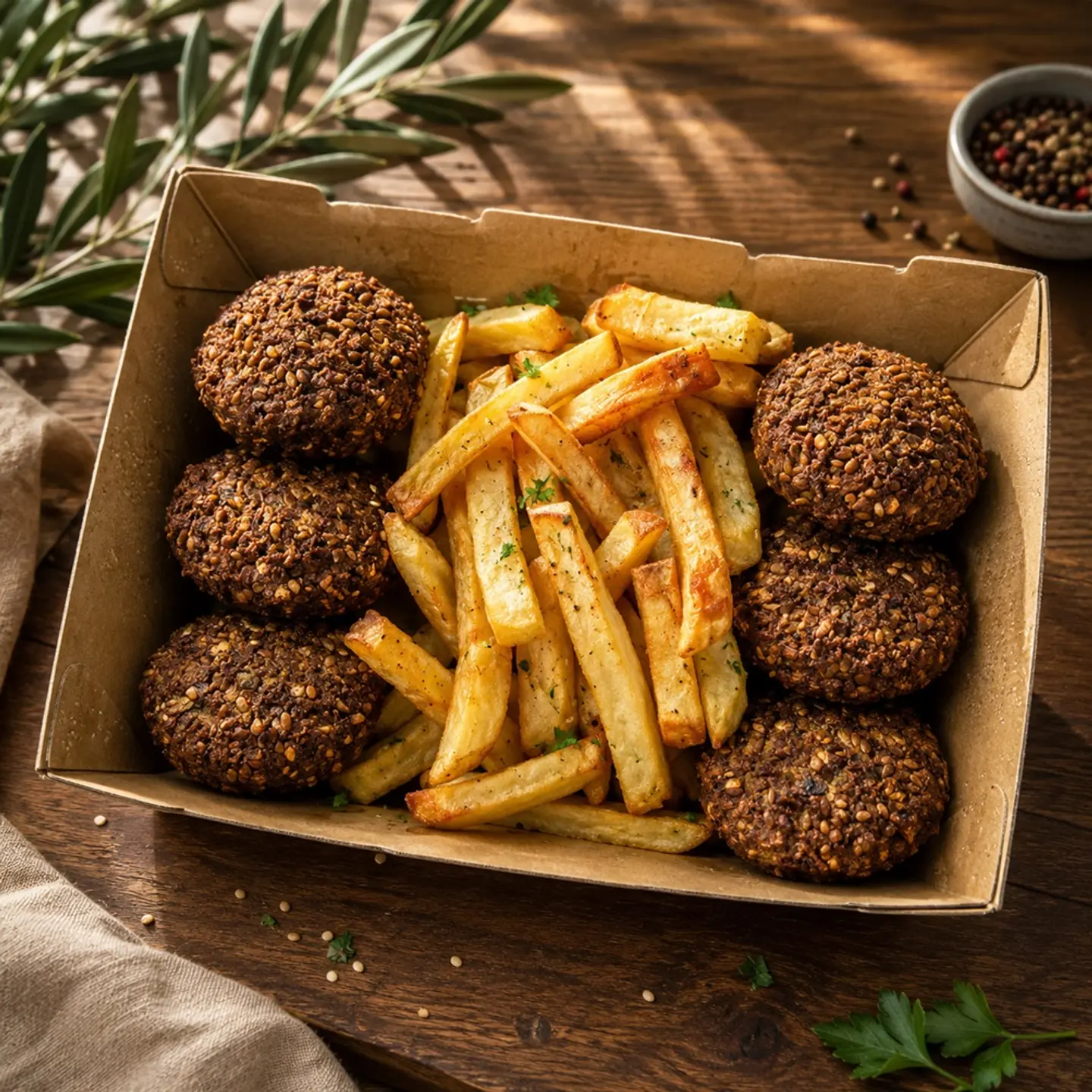 فلالفل أند فرايز
