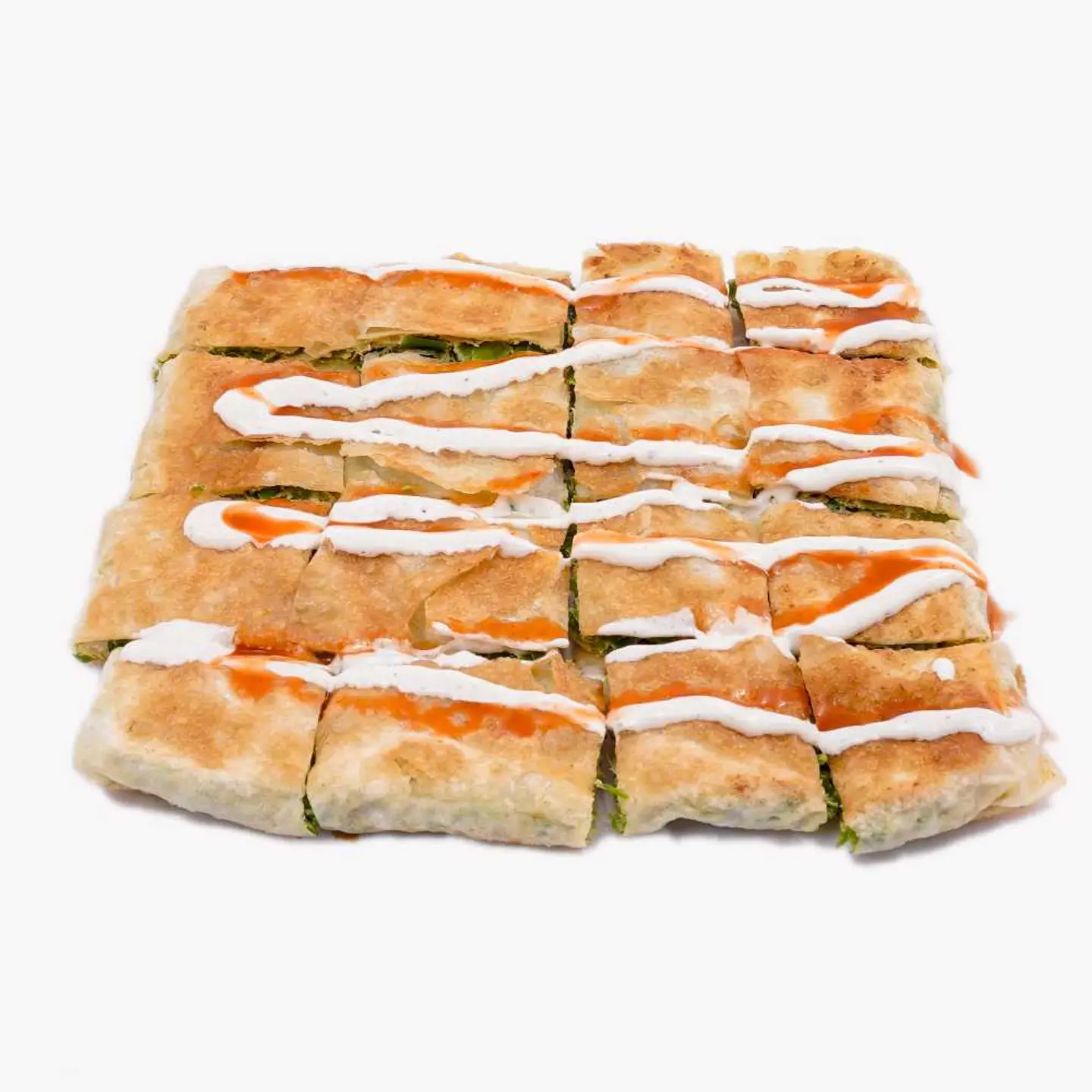 مطبق خضار مع صوص الرانش والشطة الحارة