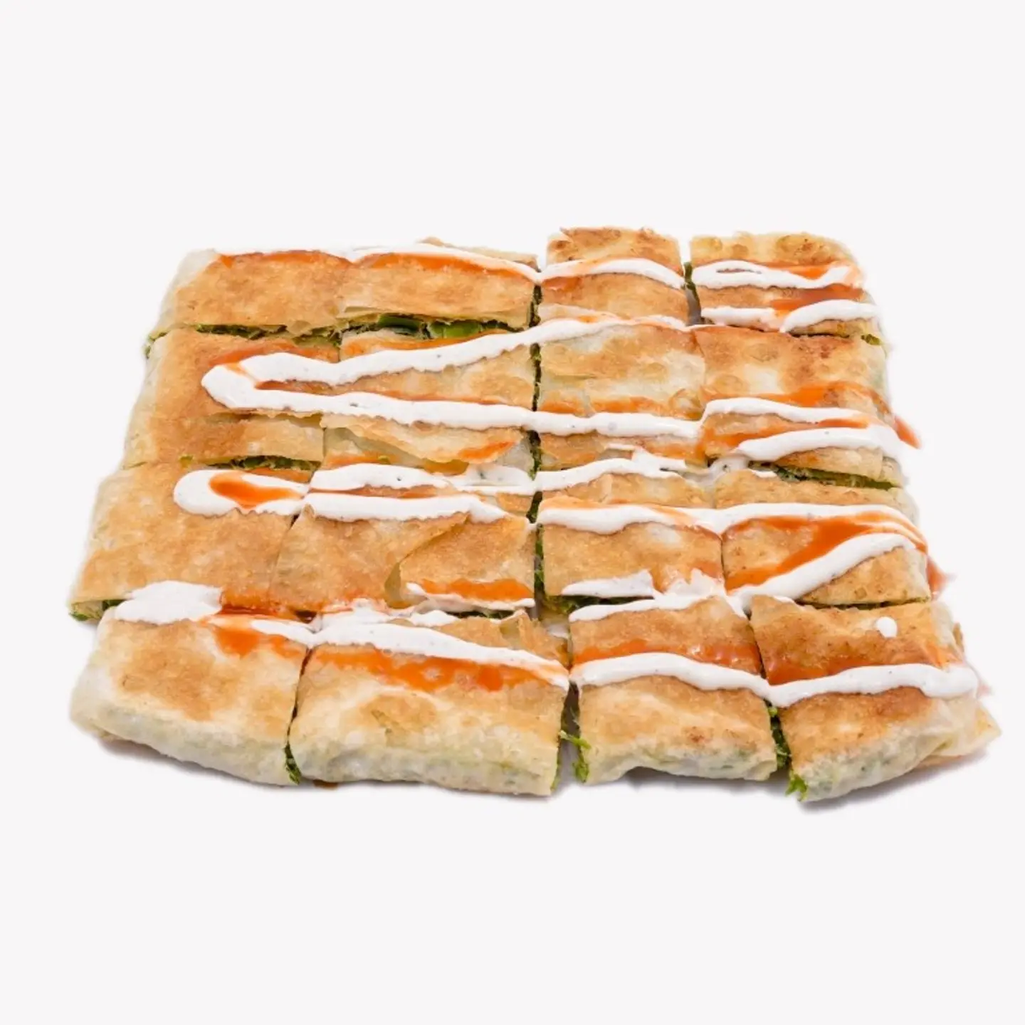 Mutbaq Vegetables With Ranch Sauce And Spicy Chili