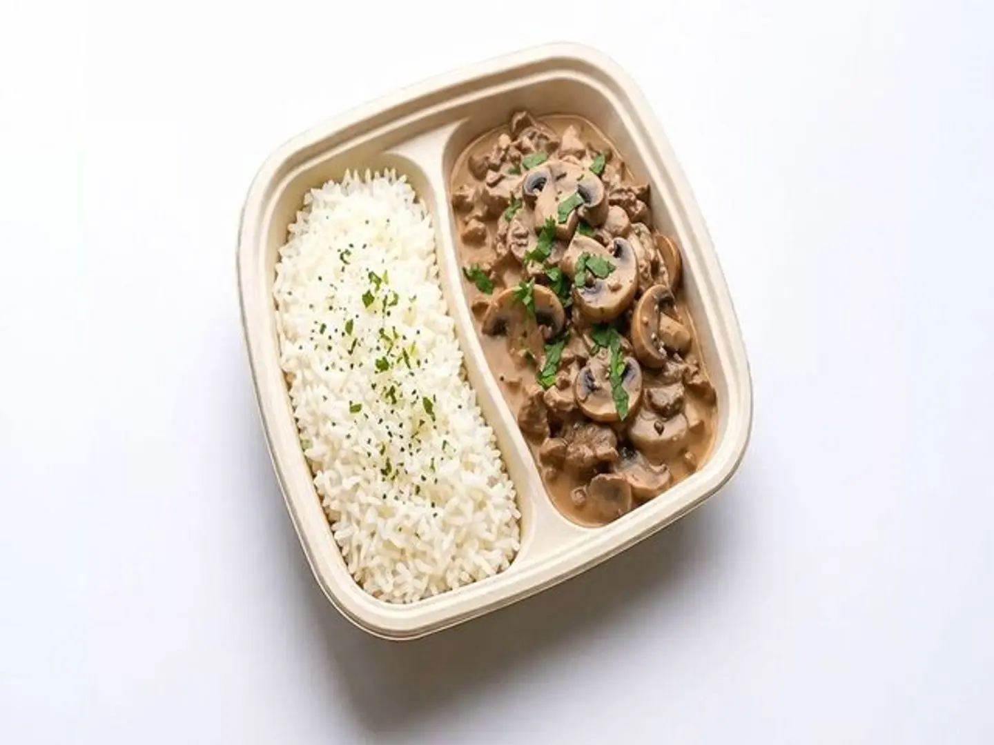 بيف ستراجنوف مع الارز