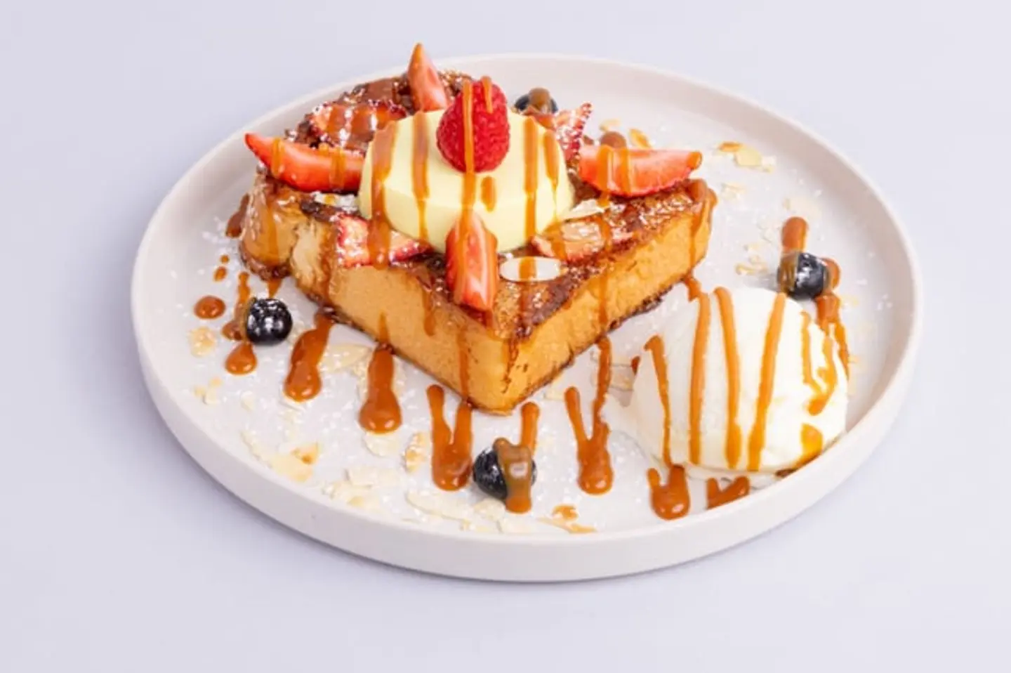 Sweet Berries & Cream French Toast