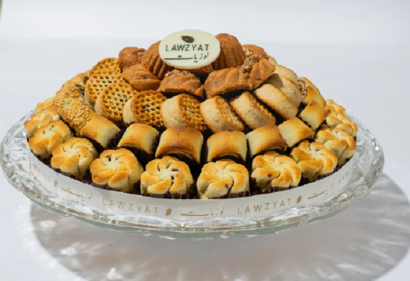 Luxury Crystal Maamoul Platter