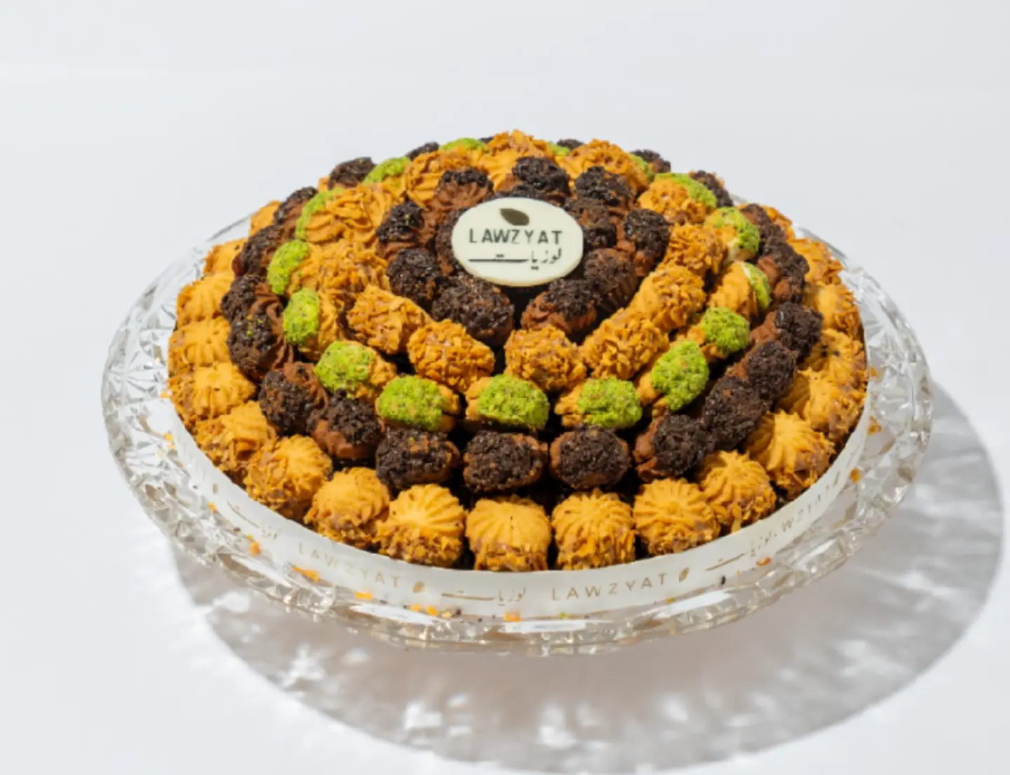 Luxury Crystal Petit Four Platter