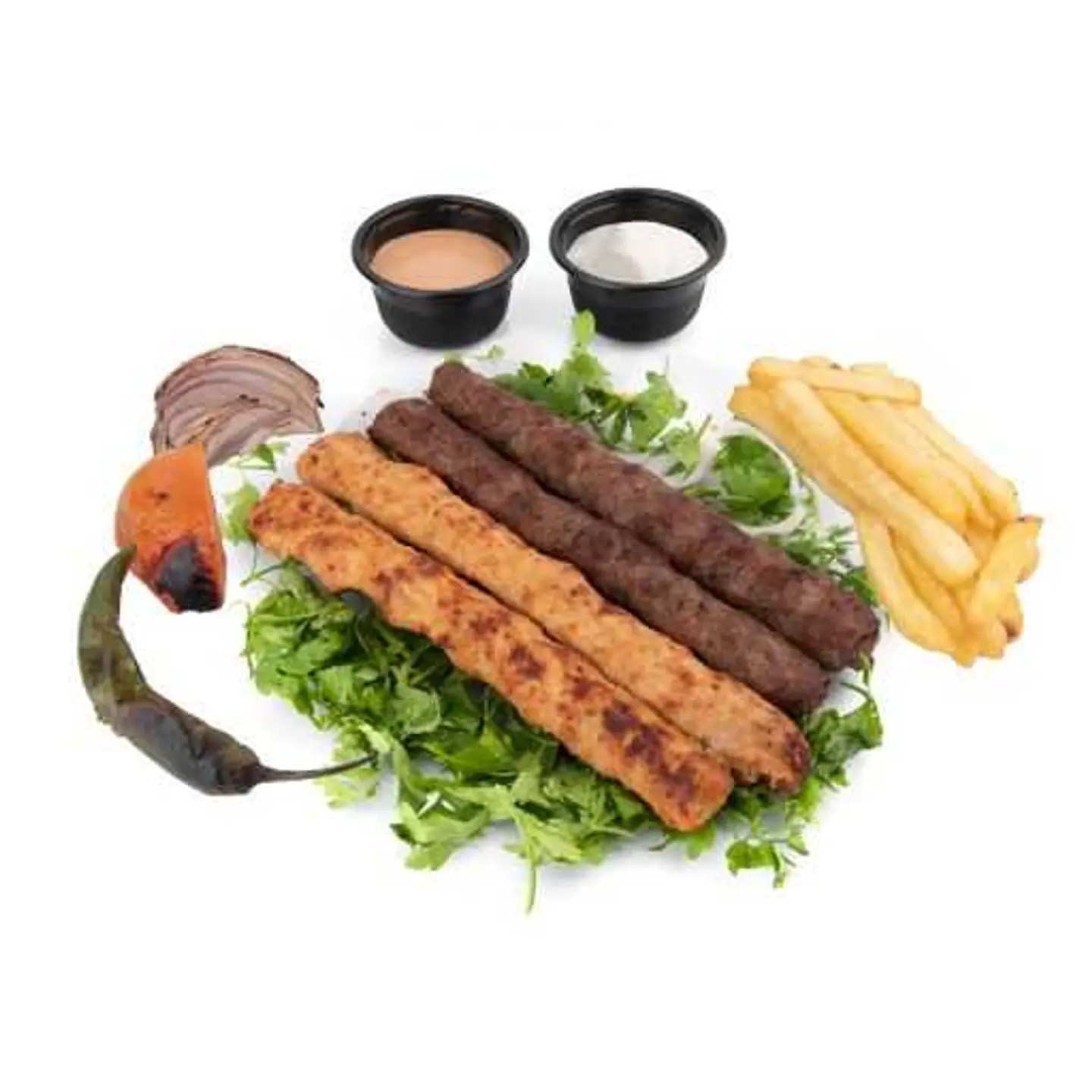 Mixed Kebab Plate.