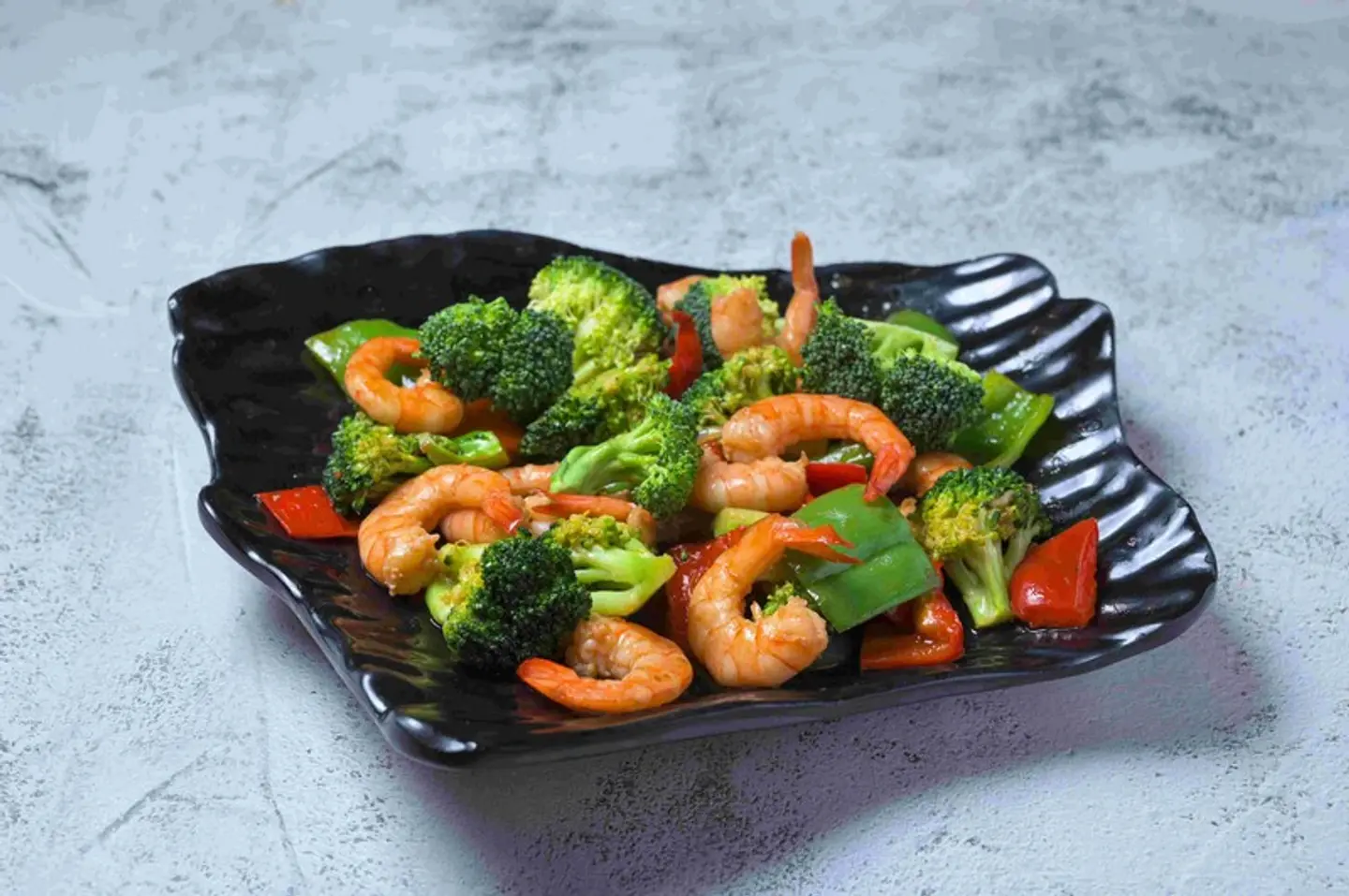 روبيان بالبروكلي