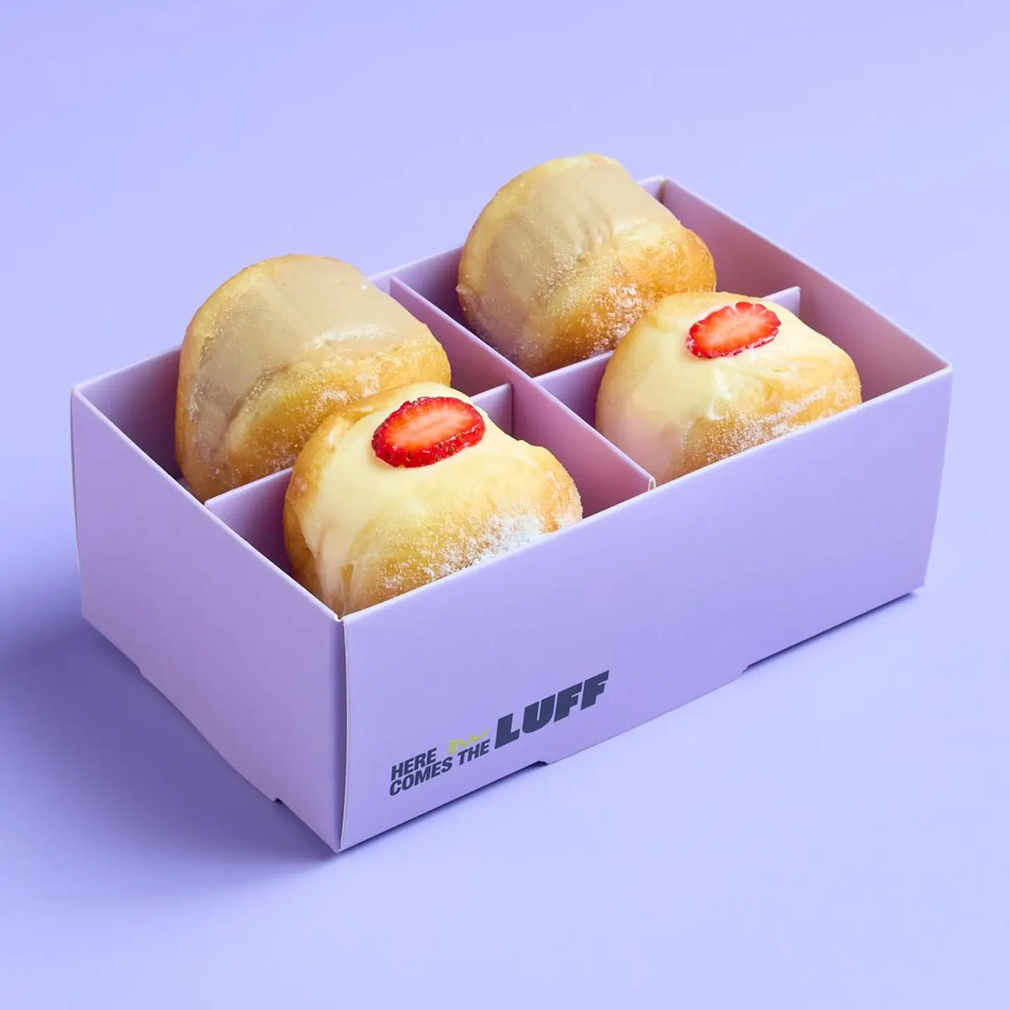 Korean Milk Donuts Box 4 Pcs