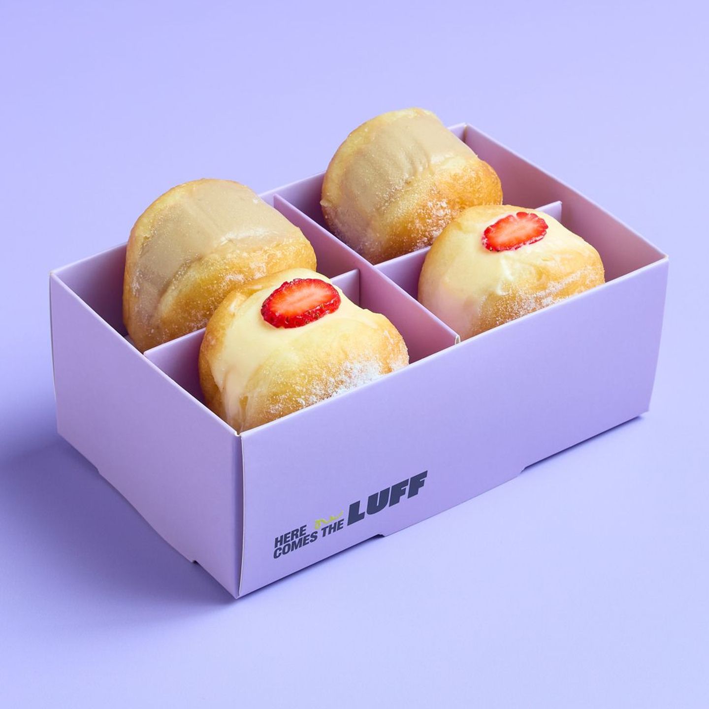 Korean Milk Donuts Box 4 Pcs