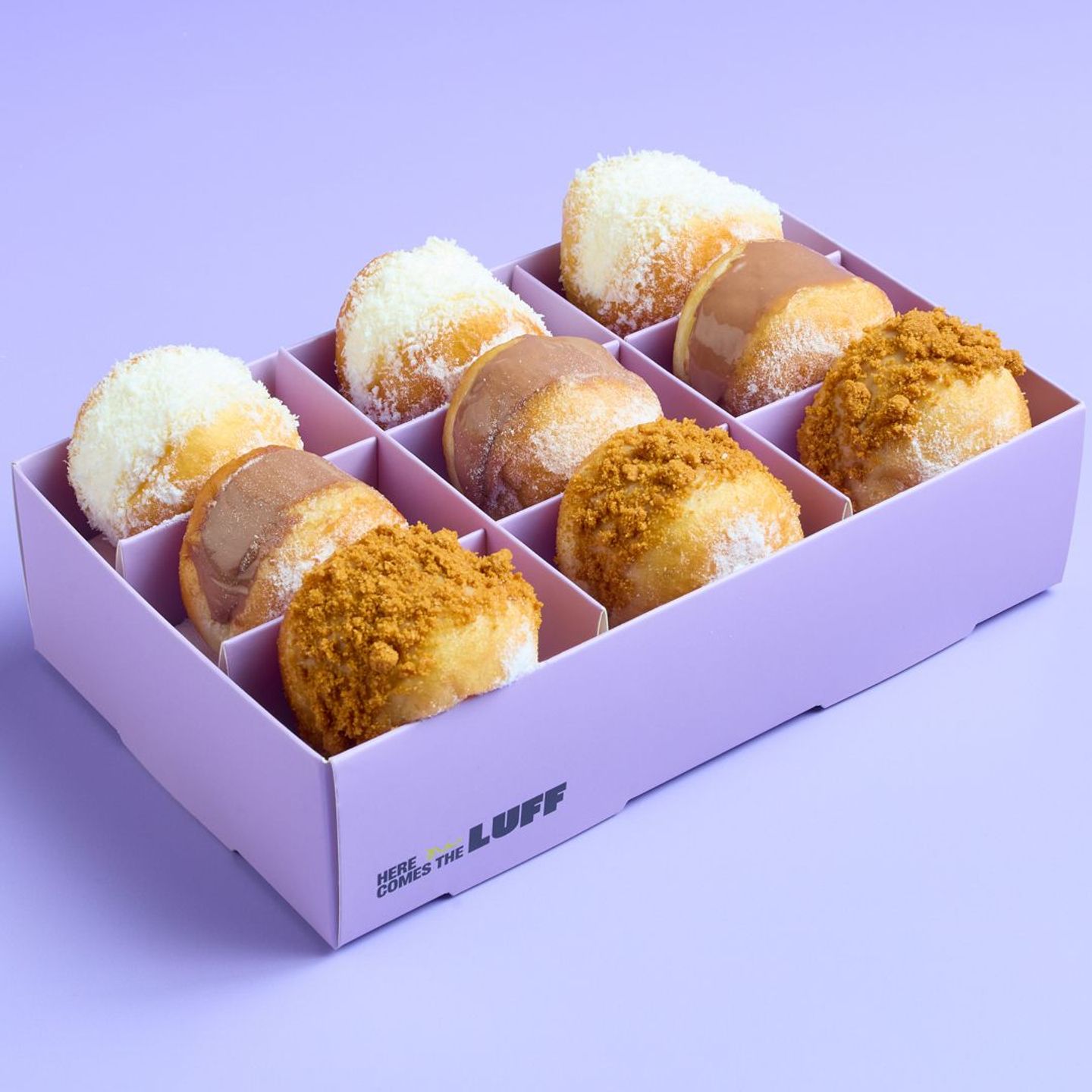 Korean Milk Donuts Box 9 Pcs