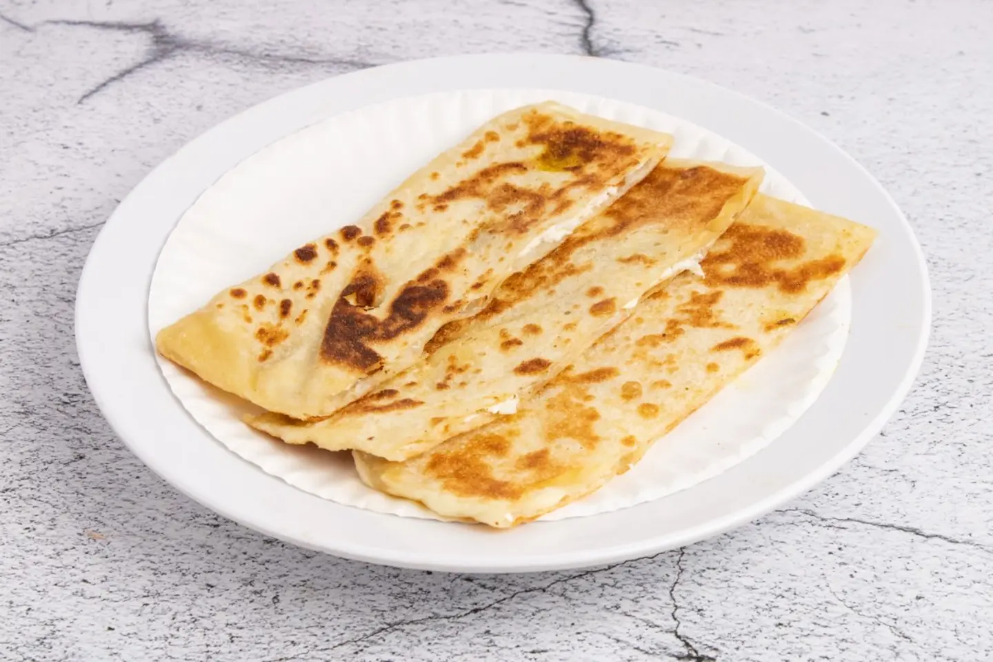 مطبق دبل جبن أبيض